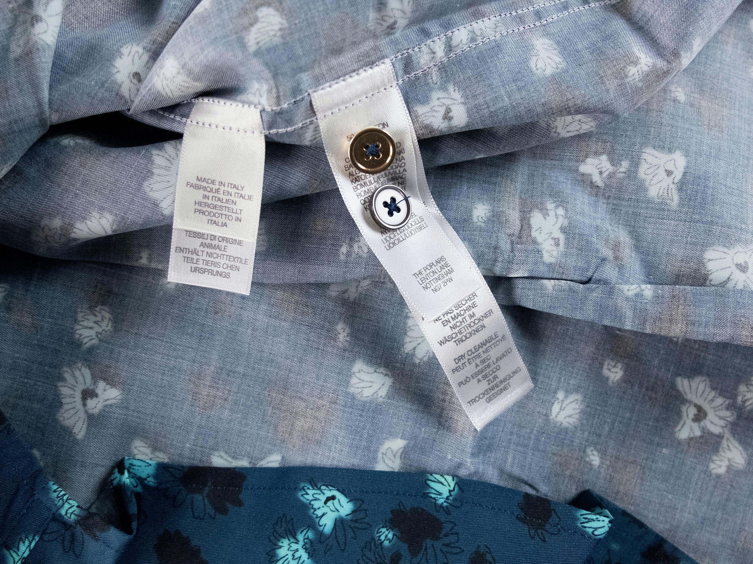 Paul Smith PAUL SMITH mainline green Hazy floral slim fit shirt Large Size US L / EU 52-54 / 3 - 8 Thumbnail