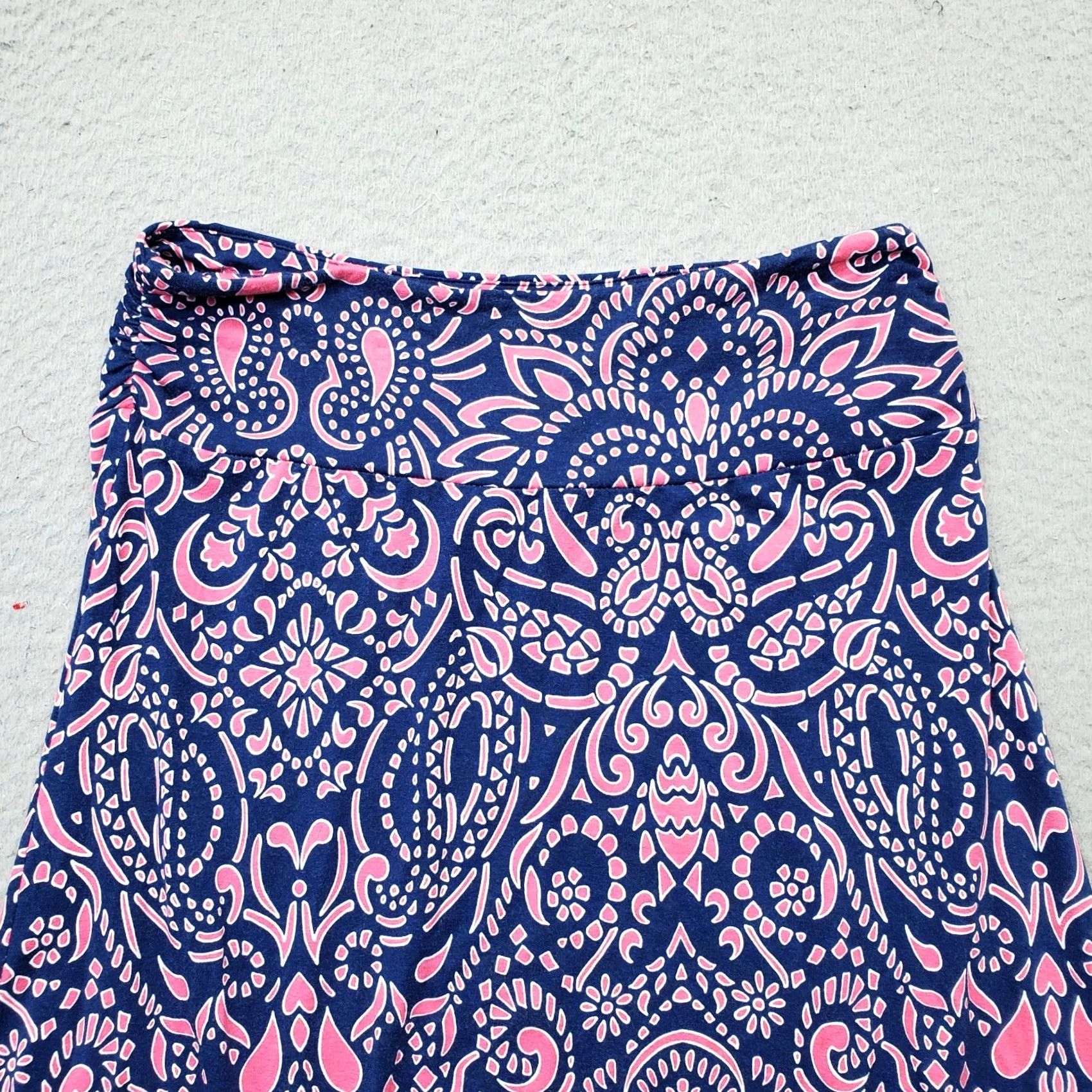 Cynthia Rowley Cynthia Rowley Maxi Skirt Womens Size S High Waisted Multicolor Rayon Paisley Stretch Size 28" / US 6 / IT 42 - 5 Thumbnail