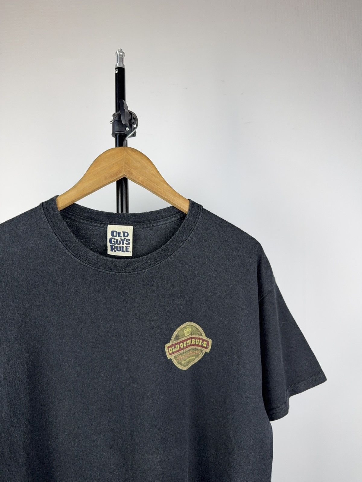 Vintage Vintage 00s Old Guys Rule “Aged to Perfection” Tee Shirt Size US L / EU 52-54 / 3 - 3 Thumbnail