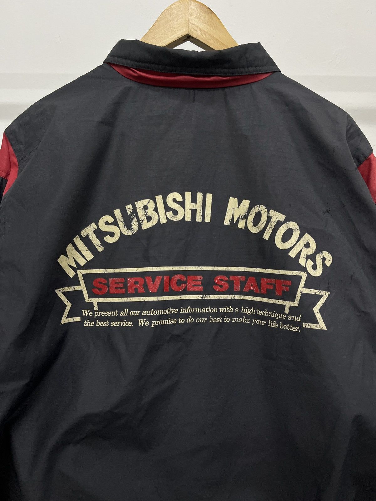 Japanese Brand Mitsubishi Motors Technical Staff JDM vintage jacket Size US L / EU 52-54 / 3 - 2 Thumbnail