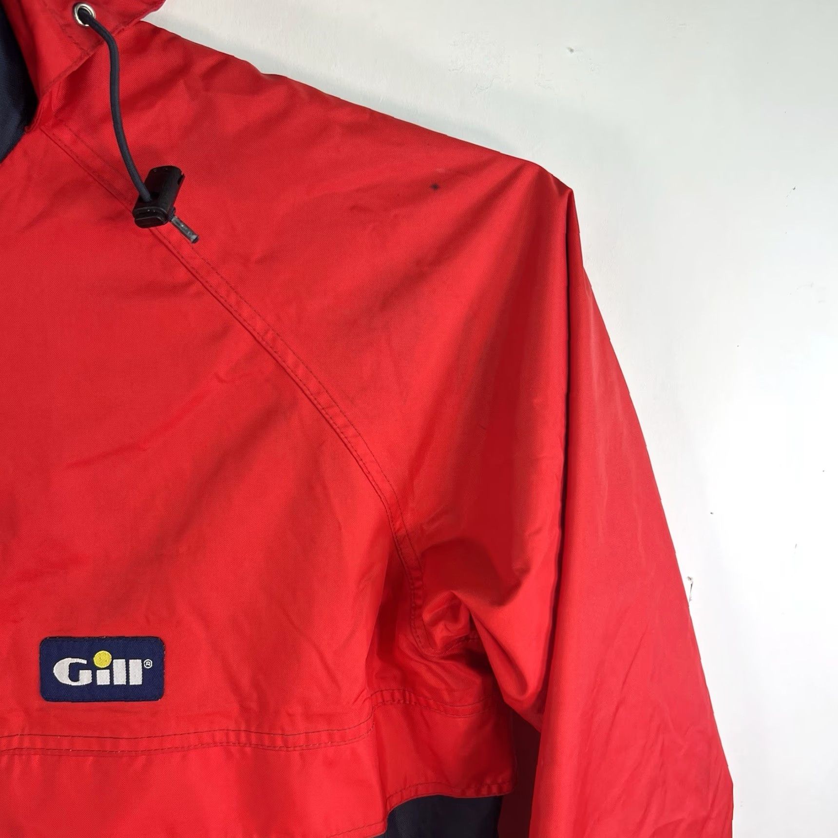 Vintage GILL Sailing Jacket XL Yacht Racing Jacket Latitude 42 Southern Cross Red Blue Size US XL / EU 56 / 4 - 2 Thumbnail