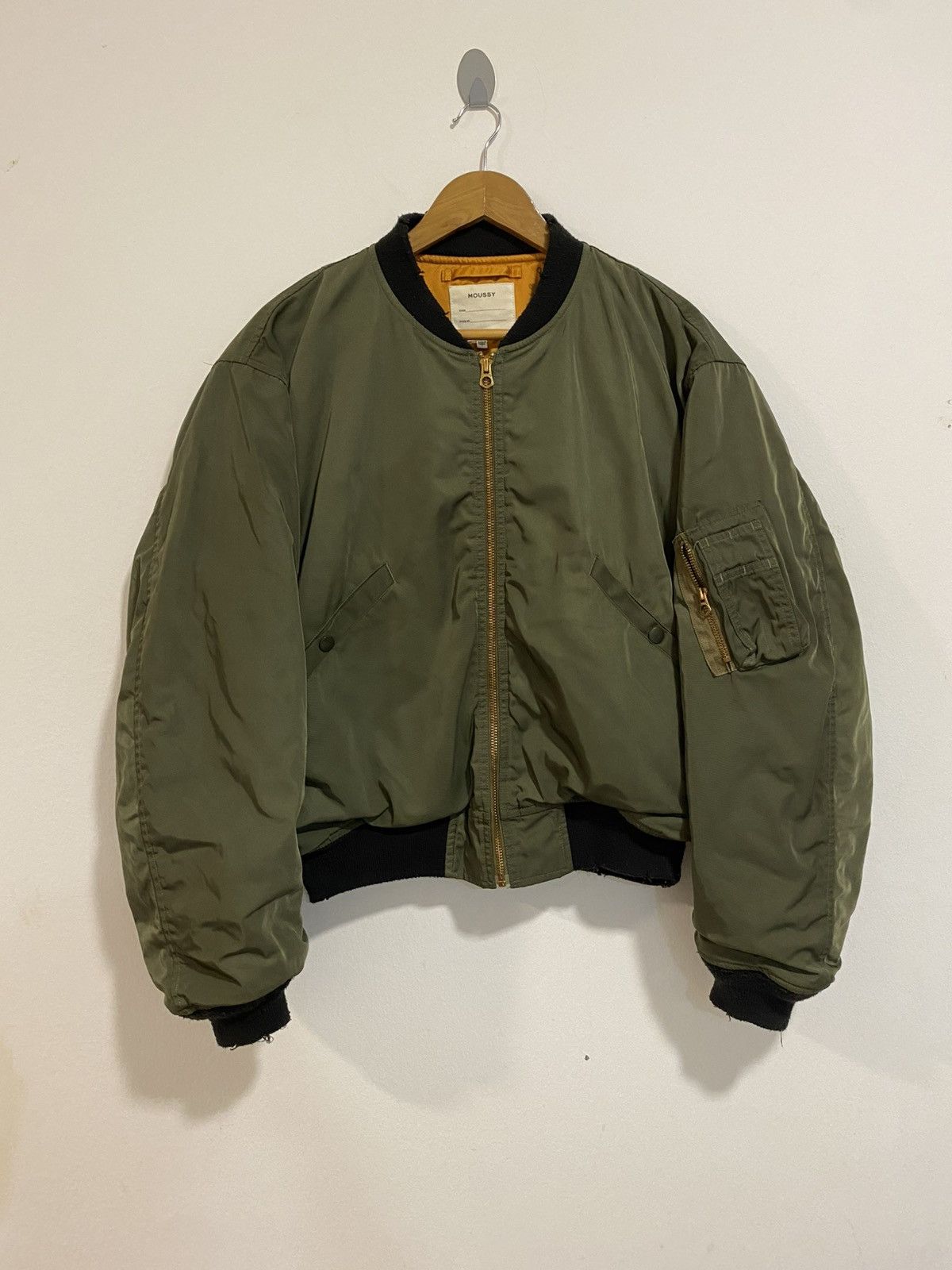 Vintage Vintage Moussy Military Style Bomber Jacket Size US M / EU 48-50 / 2 - 1 Thumbnail