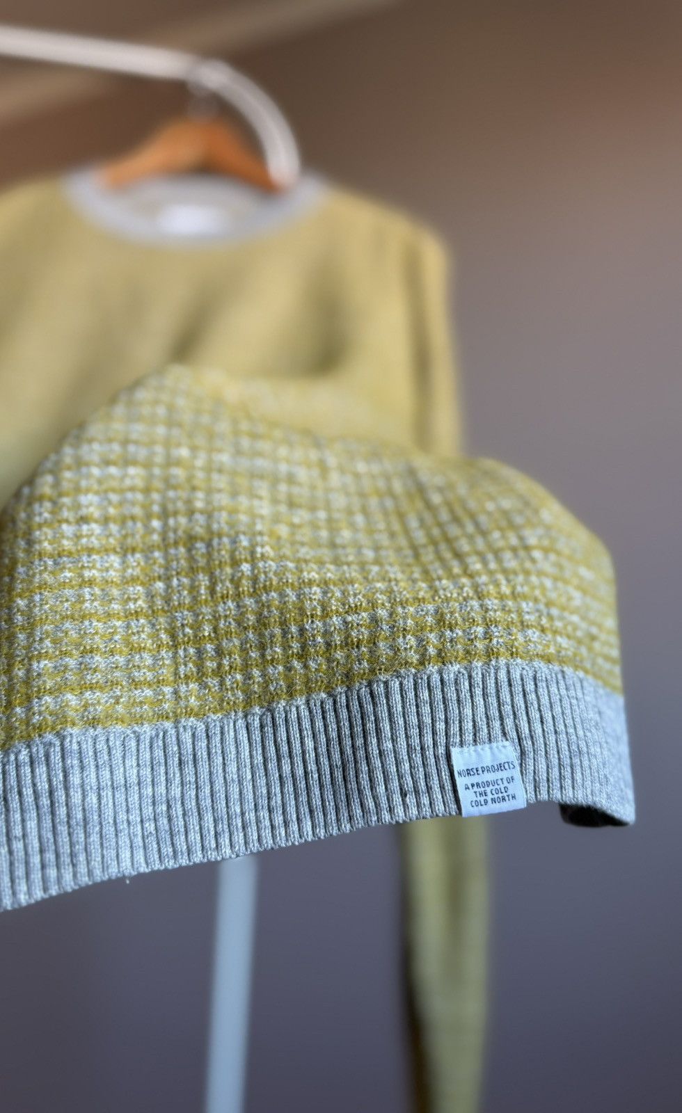 Norse Projects Norse Projects Arild Linen Structur Baby Alpaca Wool Sweater Size US L / EU 52-54 / 3 - 11 Thumbnail