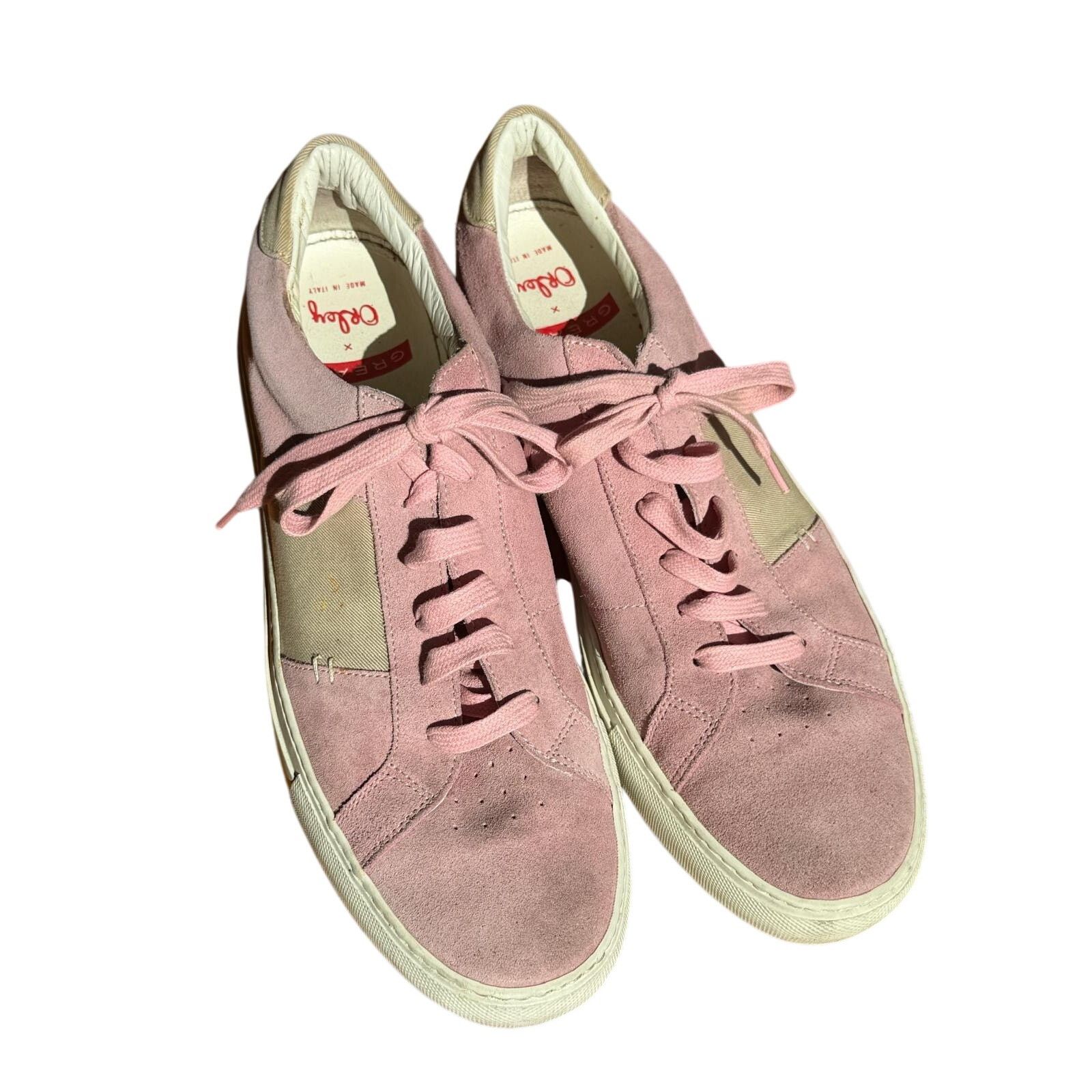 Greats Greats x Orley Pink Suede Royale Sneakers Size US 11 / EU 44 - 1 Thumbnail