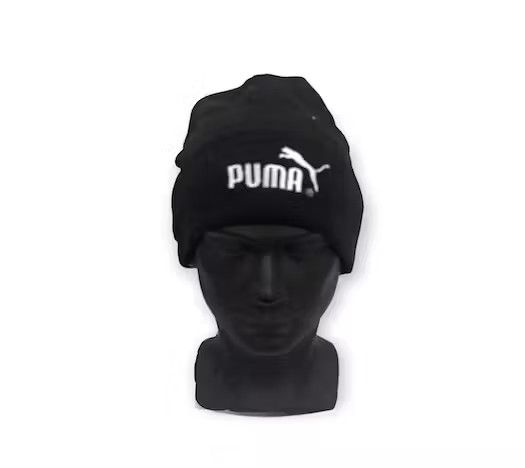 Puma × Vintage Puma Spellout Beanie Hat Size ONE SIZE - 1 Thumbnail