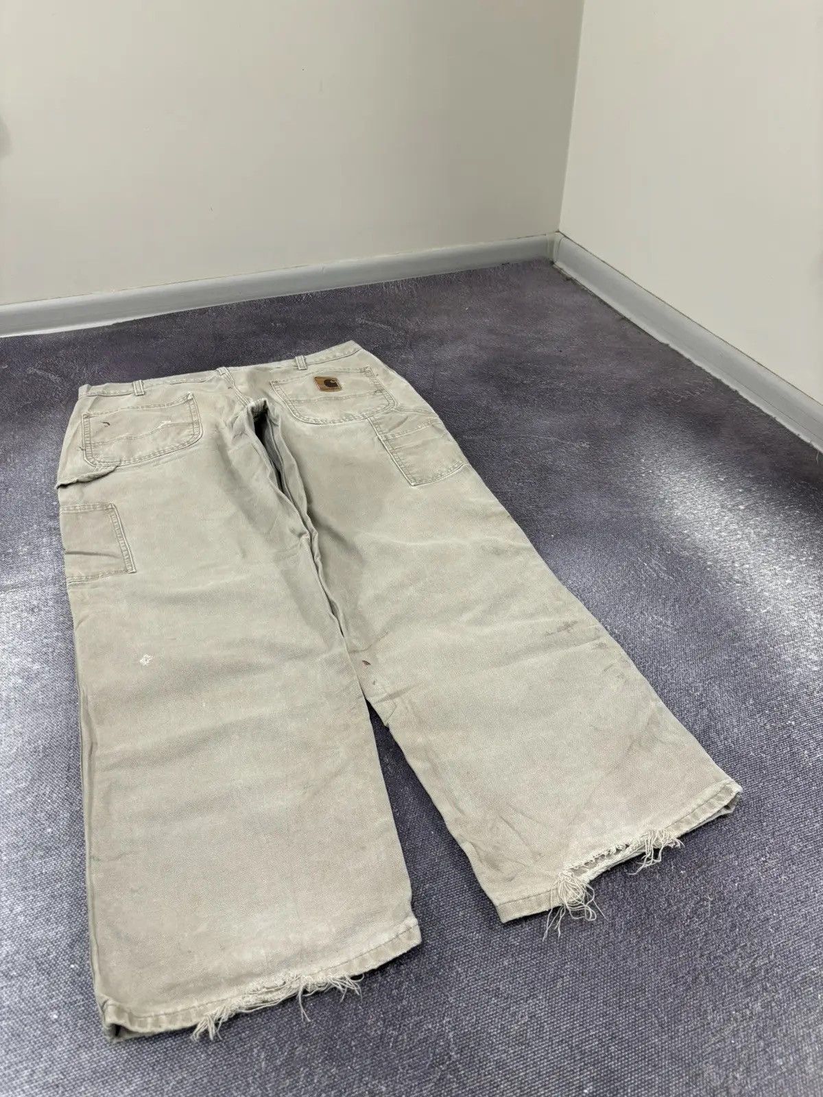 Carhartt × Vintage Vintage Carhartt American Hype Denim Work Baggy Pants Size US 38 / EU 54 - 4 Thumbnail