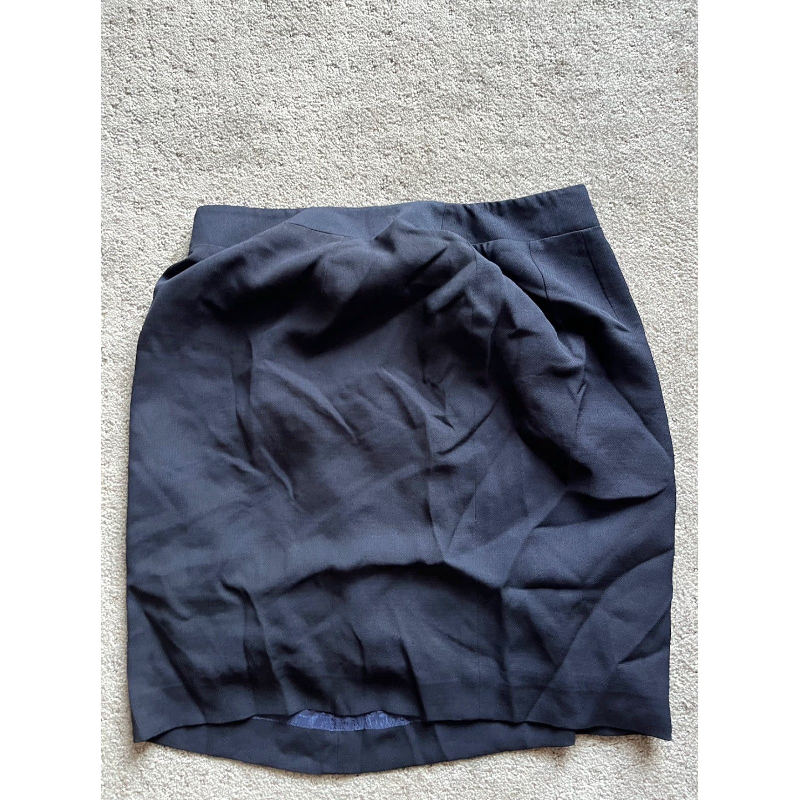 Talbots VINTAGE Talbots Purple Knee Length Skirt Careerwear Professional Size 12P Size 34" / US 12 / IT 48 - 2 Thumbnail