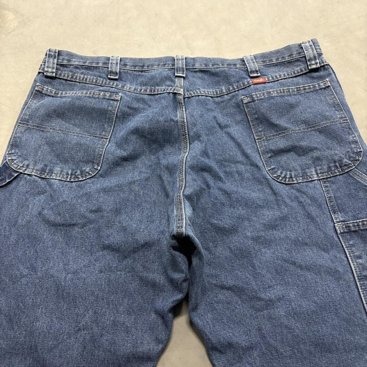 Vintage Crazy Vintage Y2K/2000s Baggy Carpenter Workwear Skater Style Dark Wash Denim Jeans! Size US 44 / EU 60 - 6 Thumbnail