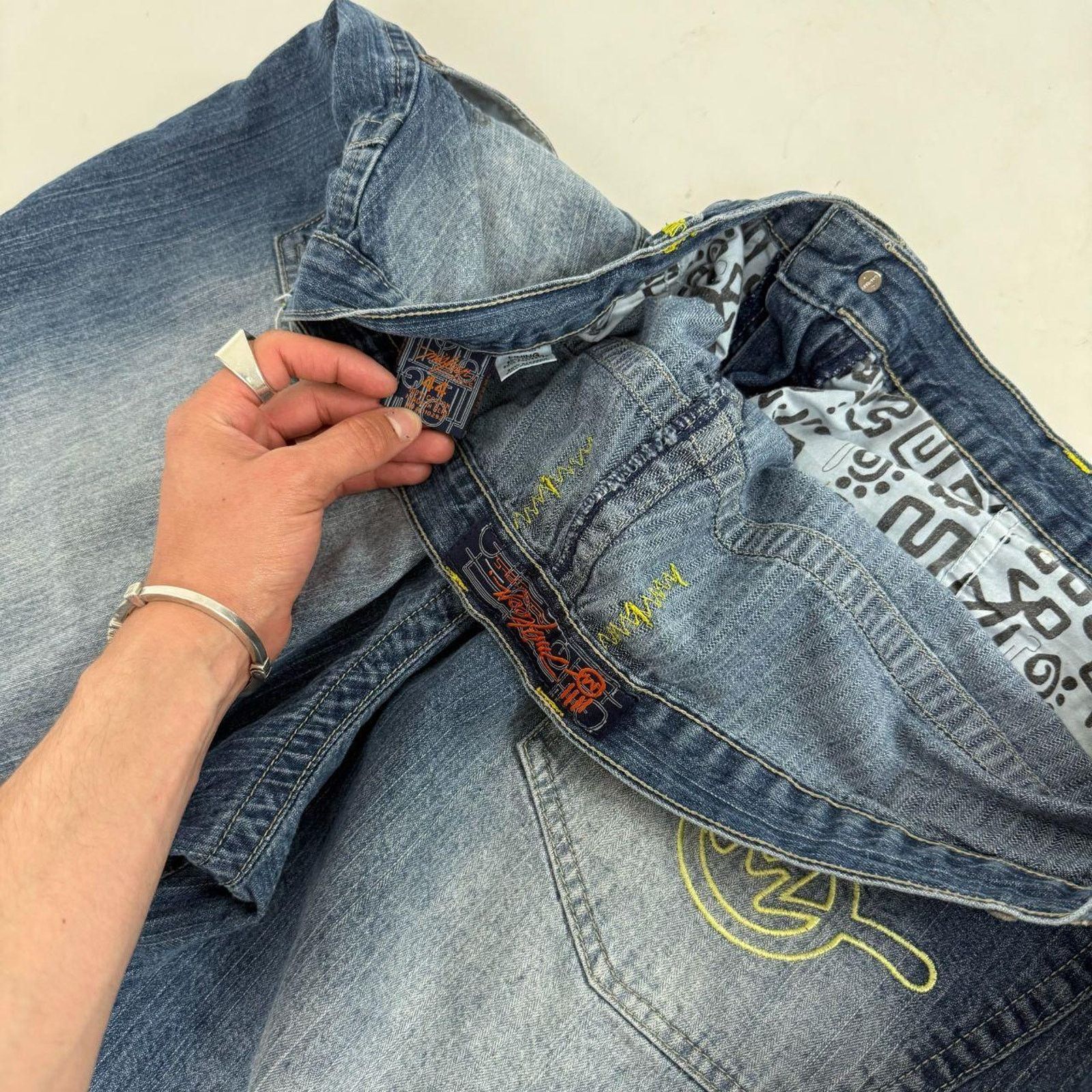 JNCO × Southpole × Vintage Vintage y2k archive faded stonewash baggy wide leg rare jean Size US 40 / EU 56 - 6 Thumbnail