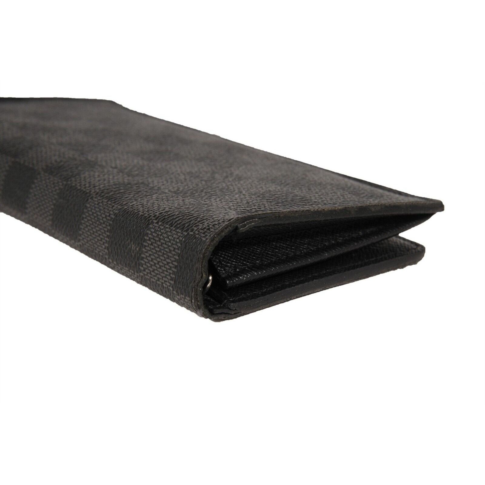 Louis Vuitton Brazza Long Wallet Black Damier Graphite 16 Canvas - 02347 Size ONE SIZE - 15 Thumbnail