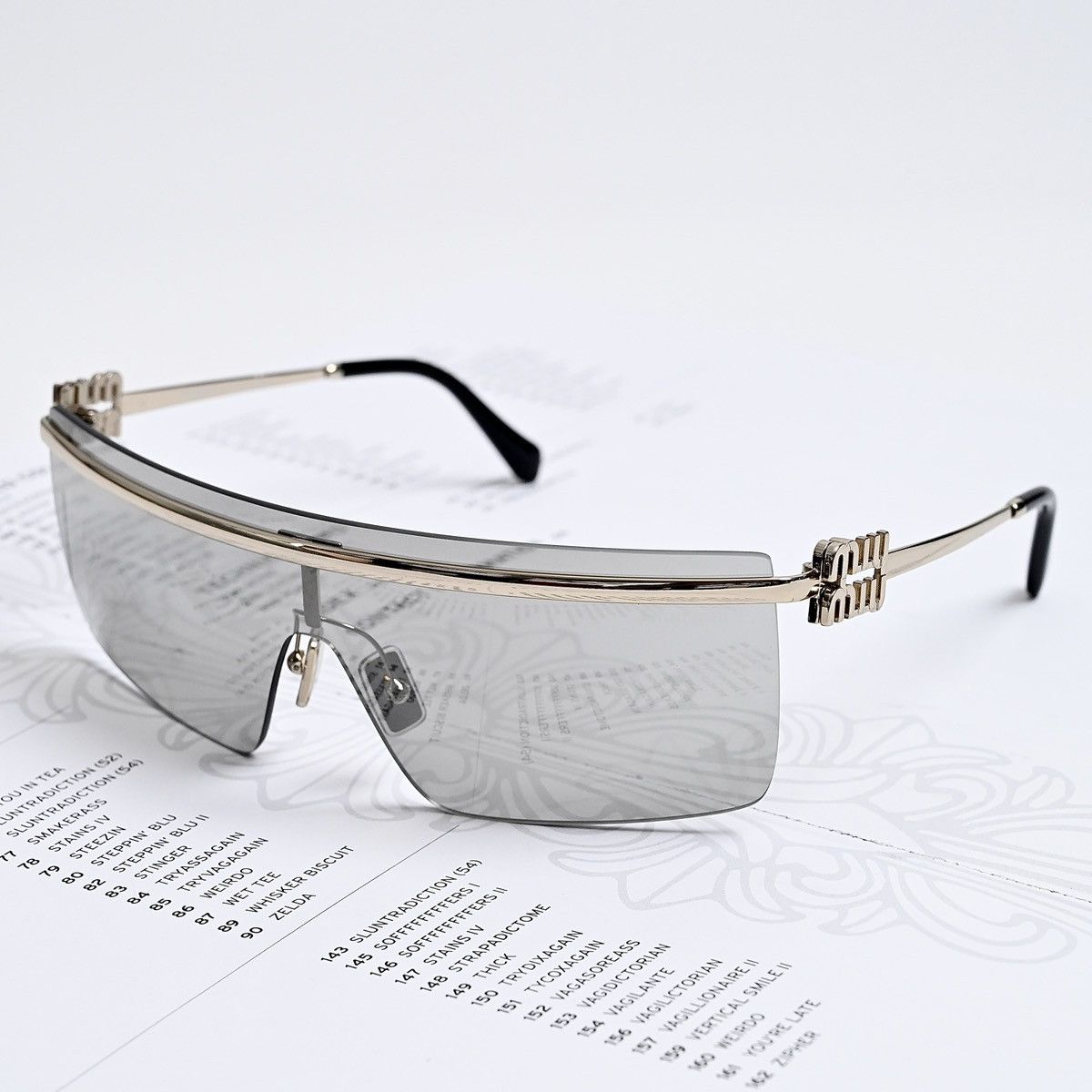 Miu Miu MIU MIU 0MU 50ZS SUNGLASSES Size ONE SIZE - 2 Thumbnail
