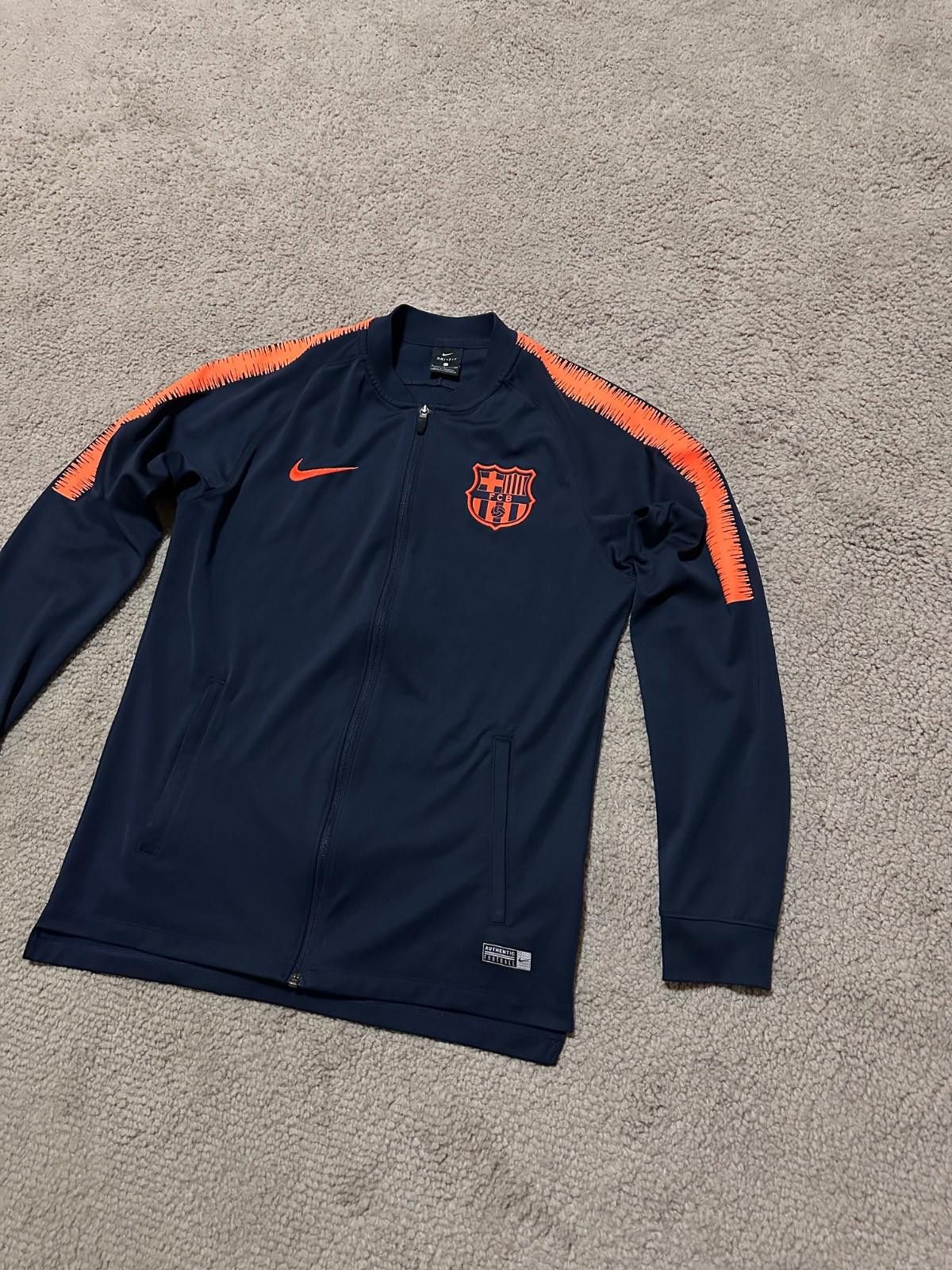 Nike FC Barcelona Football Soccer Training Track Zip Jacket Nike Size US S / EU 44-46 / 1 - 3 Thumbnail