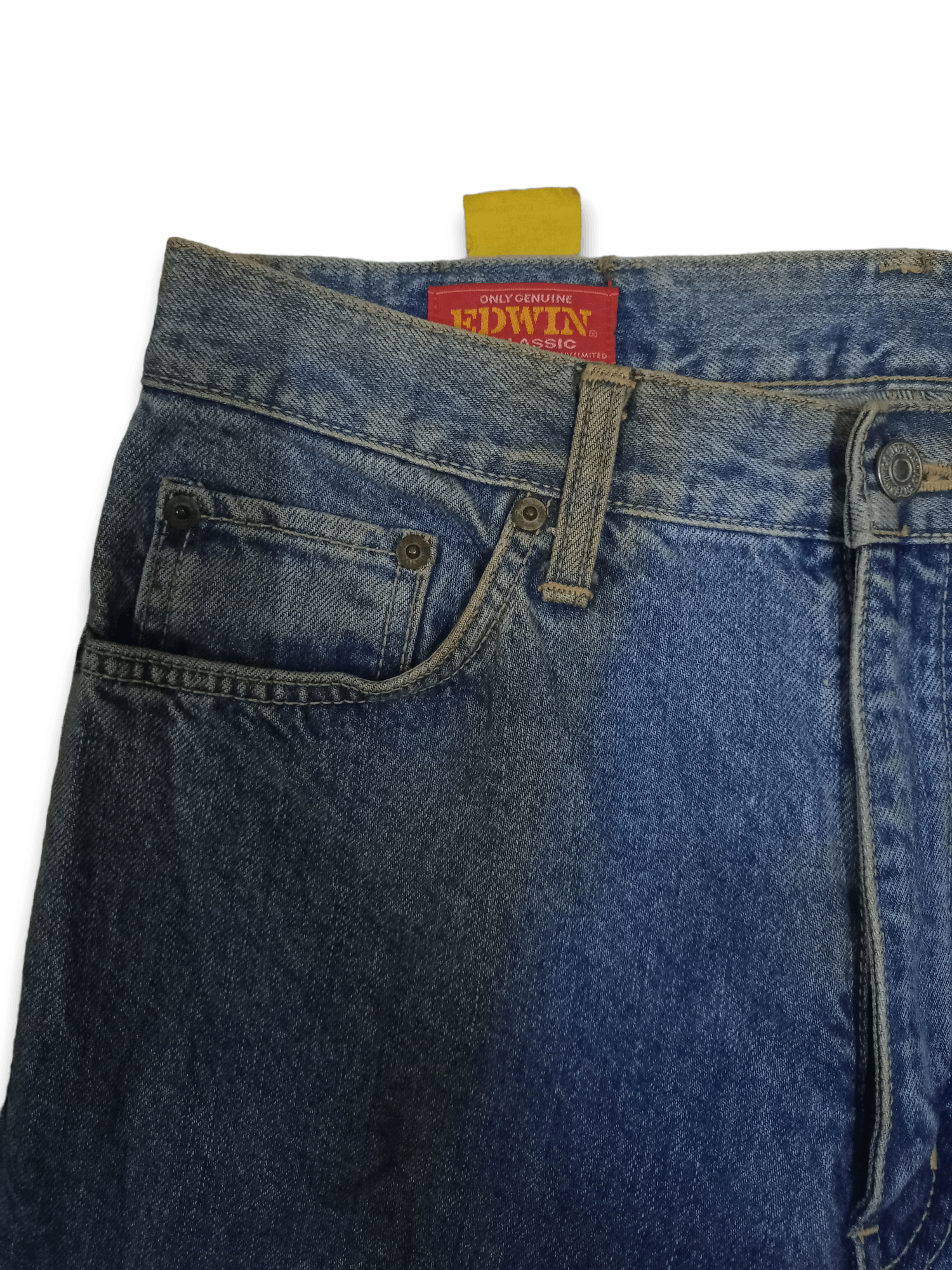 Edwin Vintage Edwin 1962 US Classic Grunge Style Baggy Jeans 31x26 Size US 31 - 7 Thumbnail