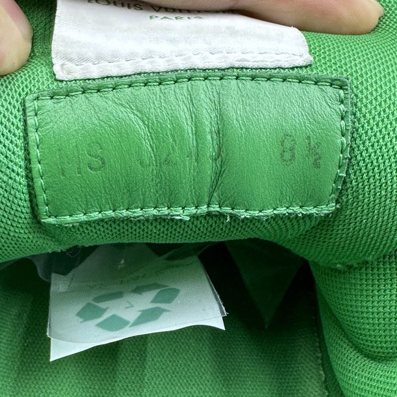 Louis Vuitton Louis Vuitton Trainer Fashion Sneakers in White Green -2508 Size US 11.5 / IT 41.5 - 5 Thumbnail