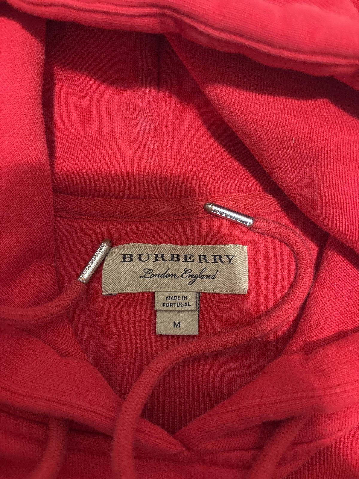Burberry Burberry embroidered hoodie (red) Size US M / EU 48-50 / 2 - 3 Thumbnail