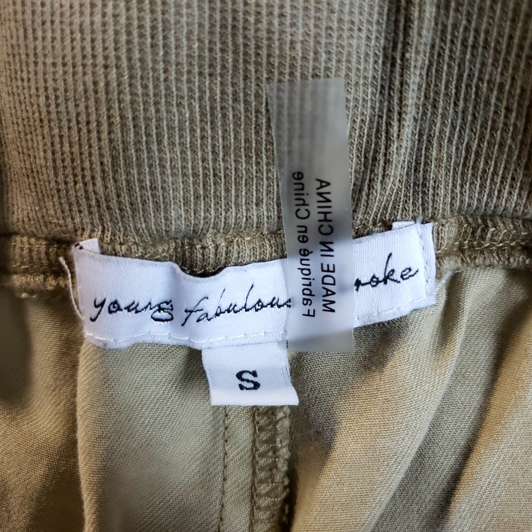 Young Fabulous & Broke VINTAGE Young Fabulous & Broke Womens Jogger Pants S Brown Tencel Cargo Pockets 26.5 Inseam Womens Size 28" / US 6 / IT 42 - 6 Thumbnail