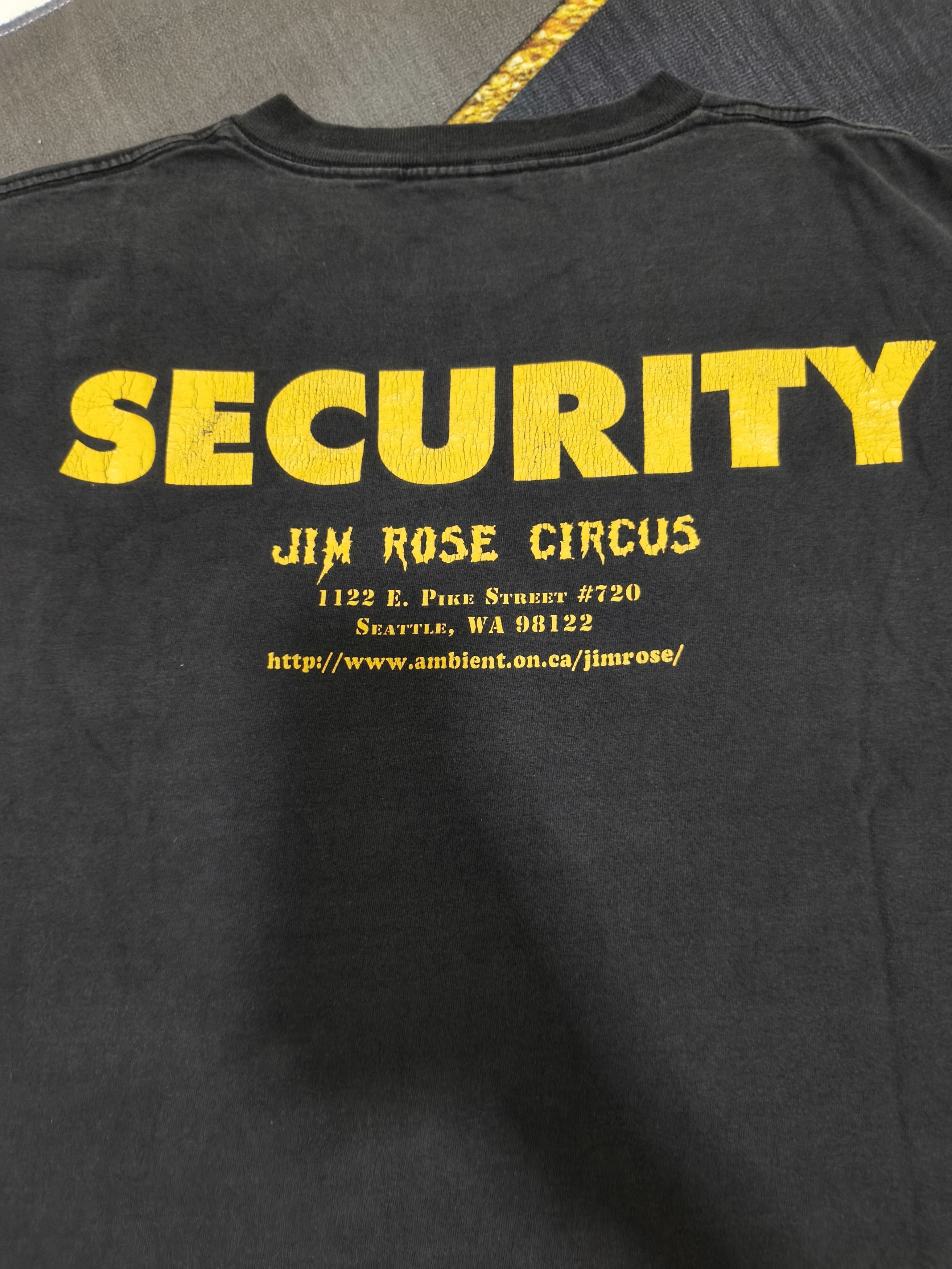 Other Vintage Jim Rose Circus Security Tee – Crew Shirt Size US XL / EU 56 / 4 - 4 Thumbnail