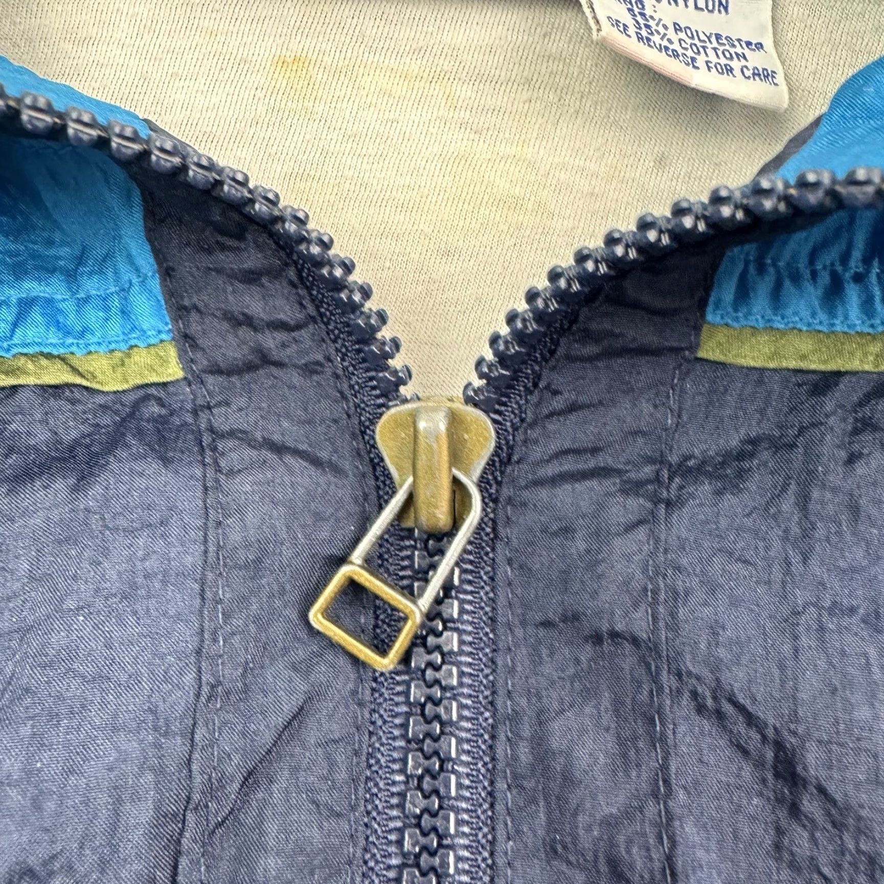 Le Coq Sportif VINTAGE le coq sportif Windbreaker Jacket Men L Blue Collared Zip 90s Sportswear Size US L / EU 52-54 / 3 - 6 Thumbnail