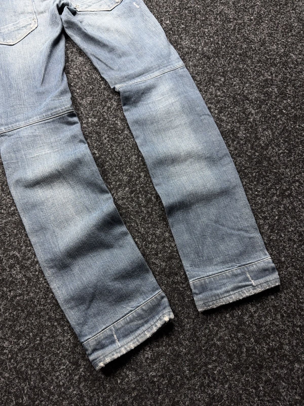 G-Star G-Star RAW Avant Garde Rock Punk 3D Distressed Biker Jeans Size 27" / US 4 / IT 40 - 14 Thumbnail