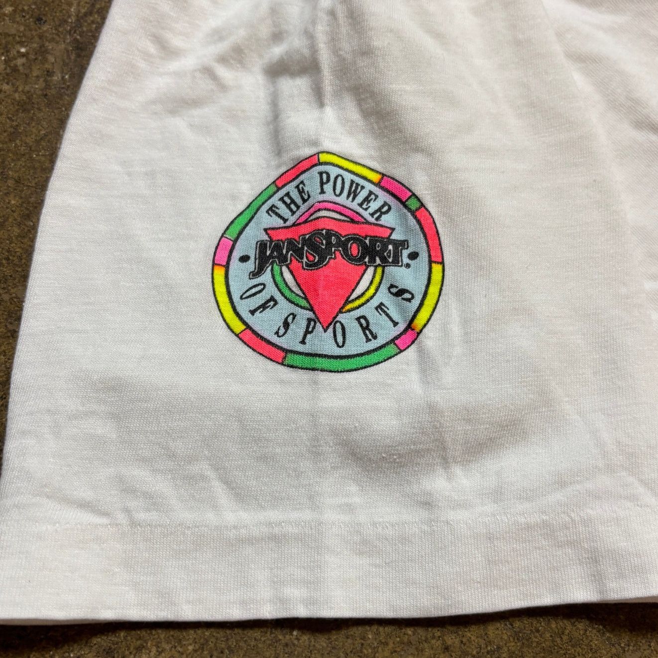Jansport × Vintage VTG 90s Jansport The Power of Sports Rock Climbing Shirt M Size US M / EU 48-50 / 2 - 8 Thumbnail