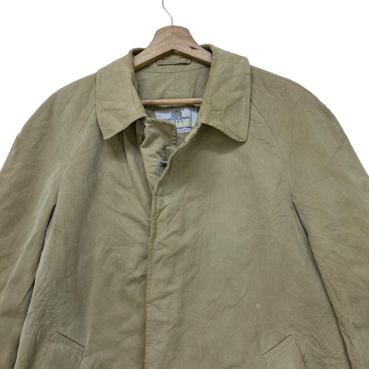 Aquascutum Vintage Distressed Aquascutum Trench Coat Jacket Size US S / EU 44-46 / 1 - 3 Thumbnail