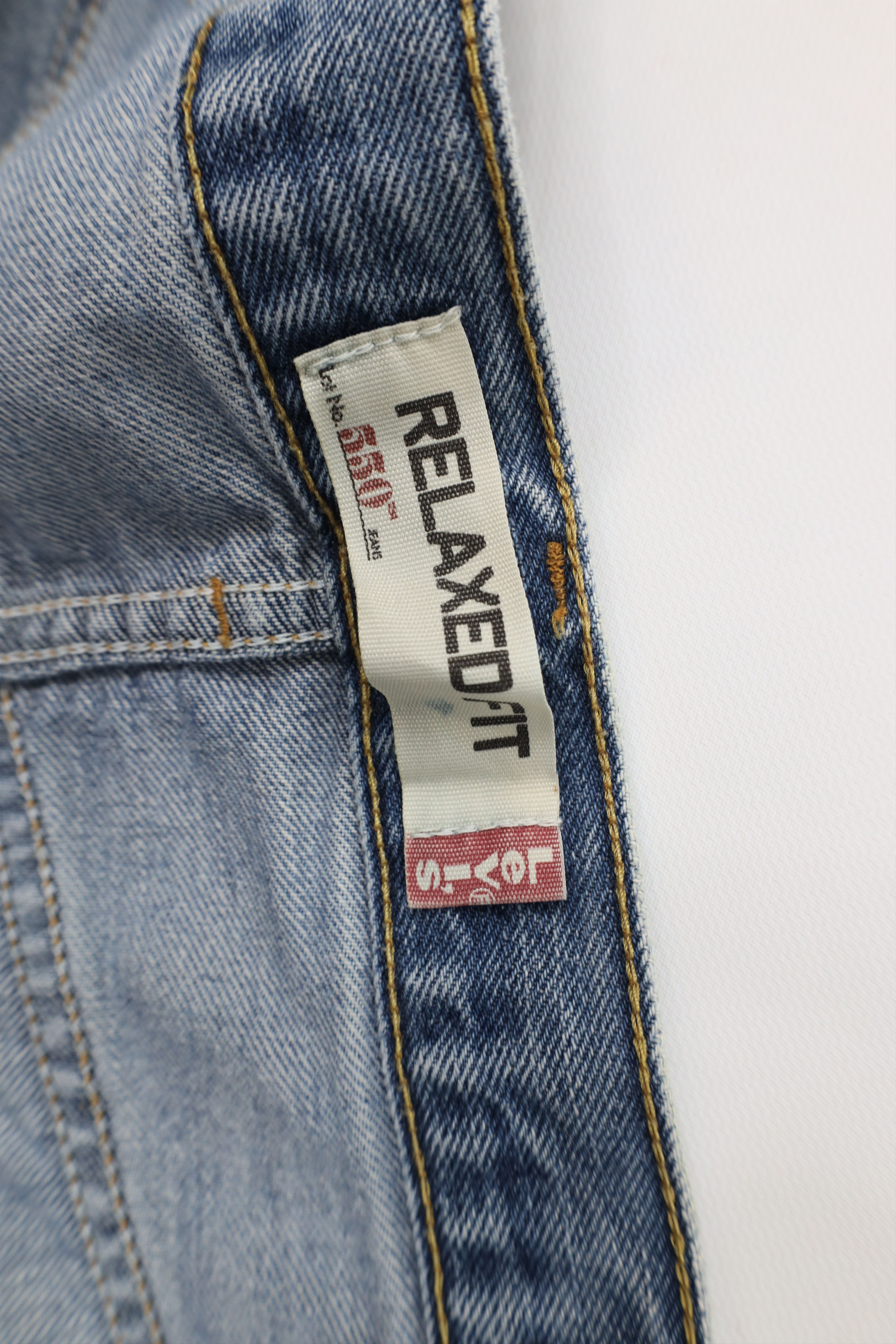 Levi's Vintage Y2K Levis 550 Relaxed Fit Denim Jeans Blue Cotton Size US 42 / EU 58 - 8 Thumbnail