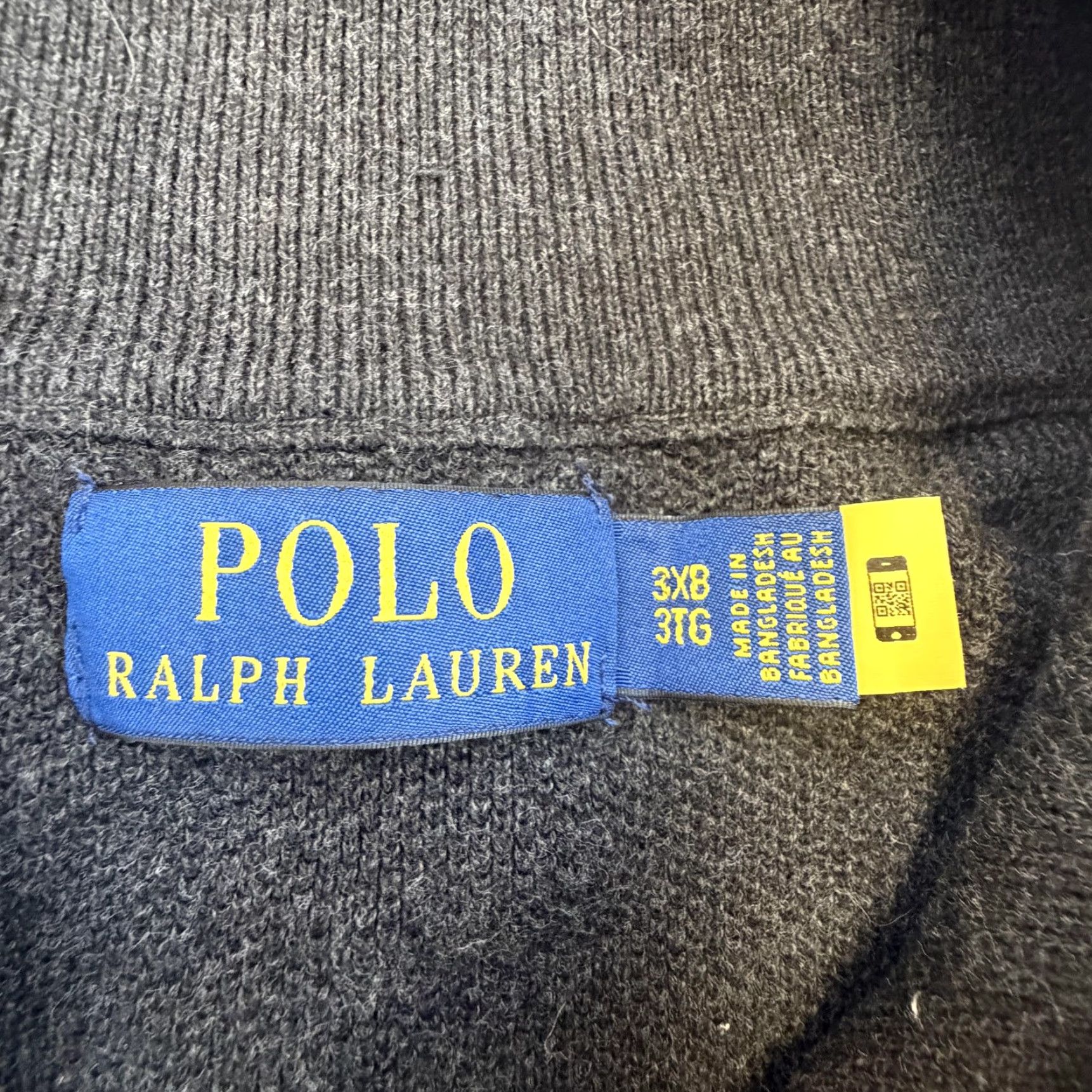Polo Ralph Lauren Polo Ralph Lauren Sweater Mens 3XB Gray Quarter Zip Mock Neck Knit Big Pony Shirt Big & Tall Mens Gray 3X Size US XXL / EU 58 / 5 - 5 Thumbnail