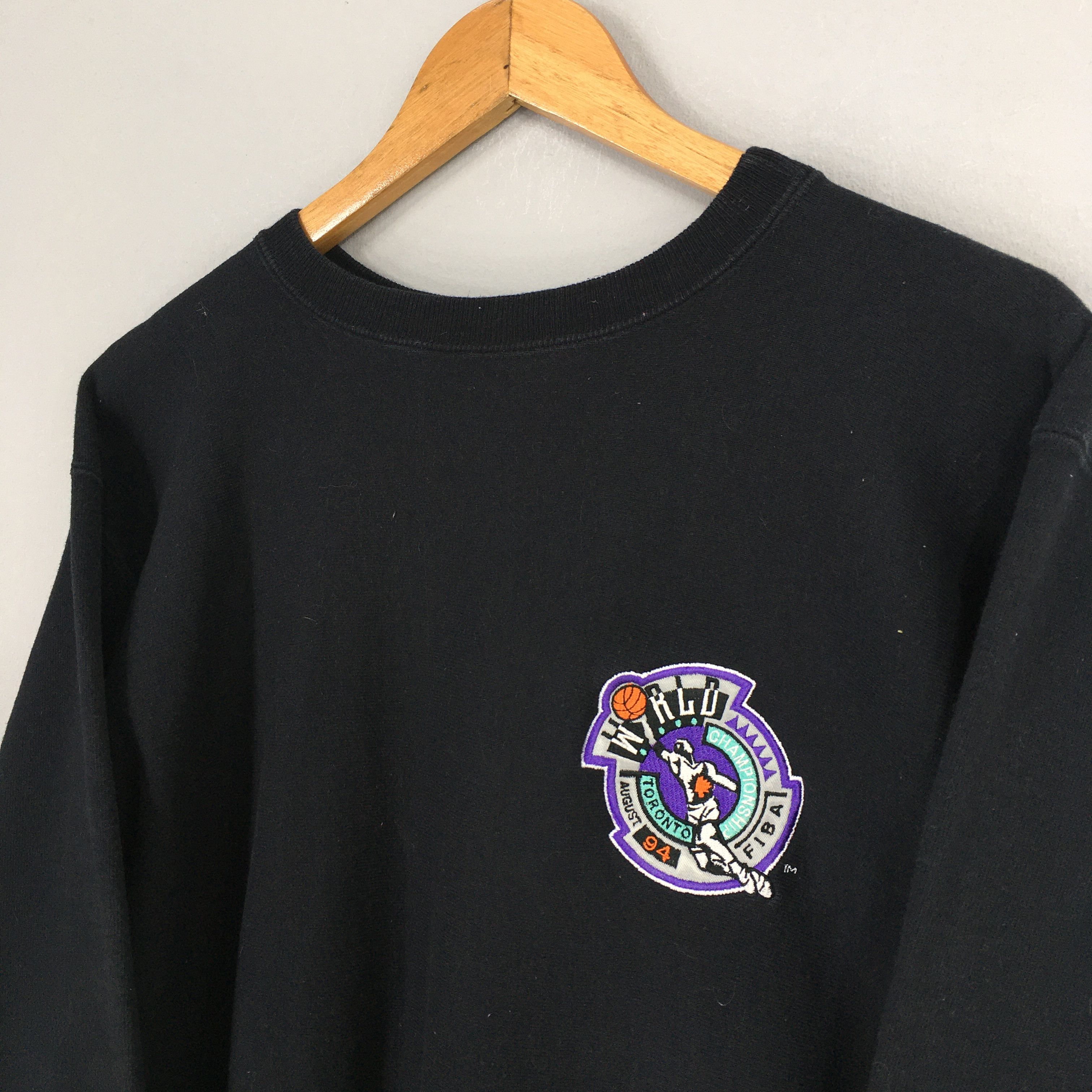 Champion × NBA Vintage 80s Champion Reverse Weave Basketball Sweatshirt L Size US L / EU 52-54 / 3 - 3 Thumbnail