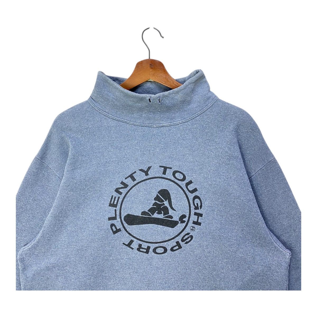 Vintage Vintage Plenty Tough Sport Sweatshirt Big Logo Turtleneck Size US L / EU 52-54 / 3 - 2 Thumbnail