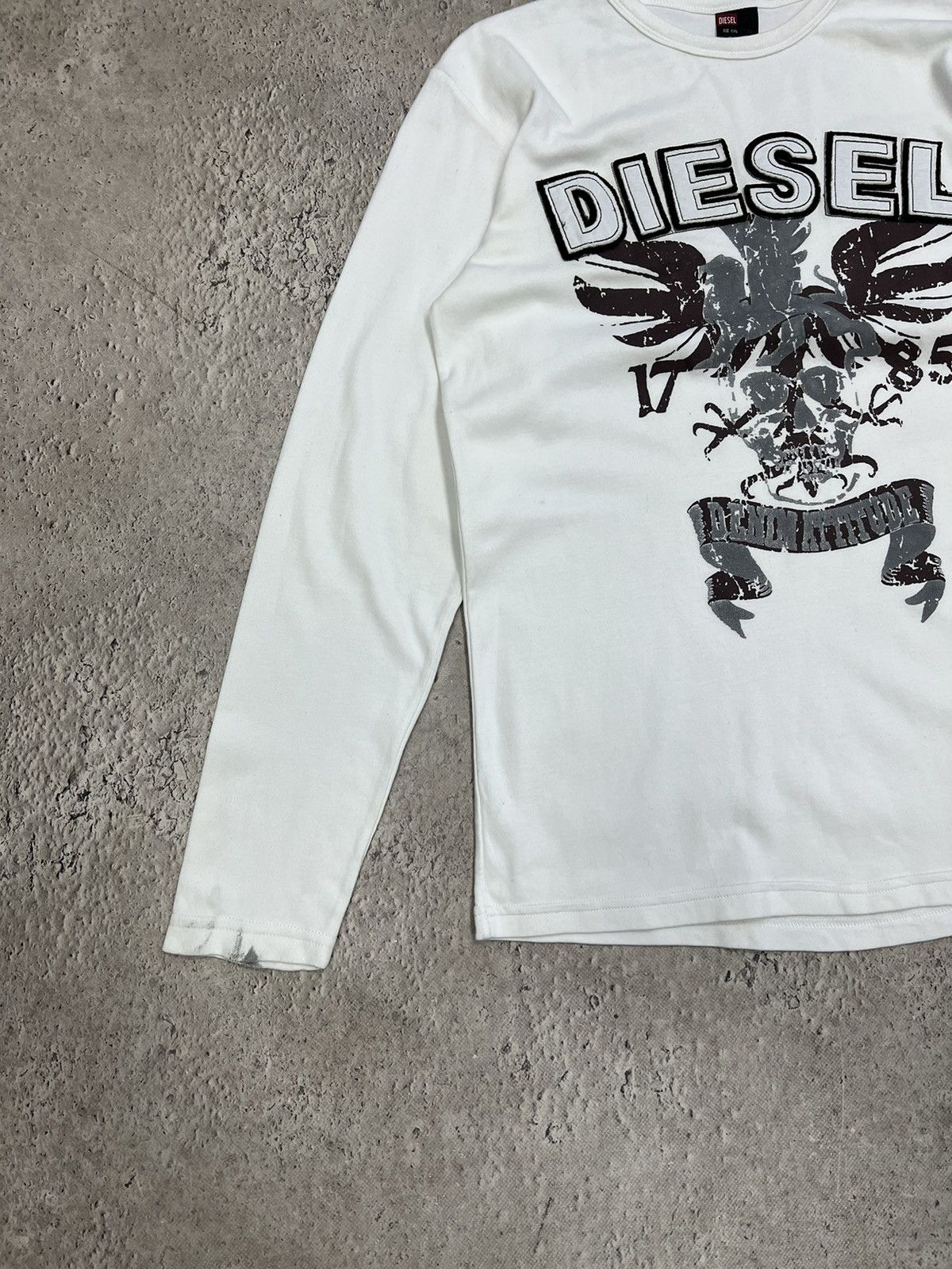 Diesel × Vintage VINTAGE DIESEL LONG SLEEVE tribal LOGO 90s Size US L / EU 52-54 / 3 - 3 Thumbnail