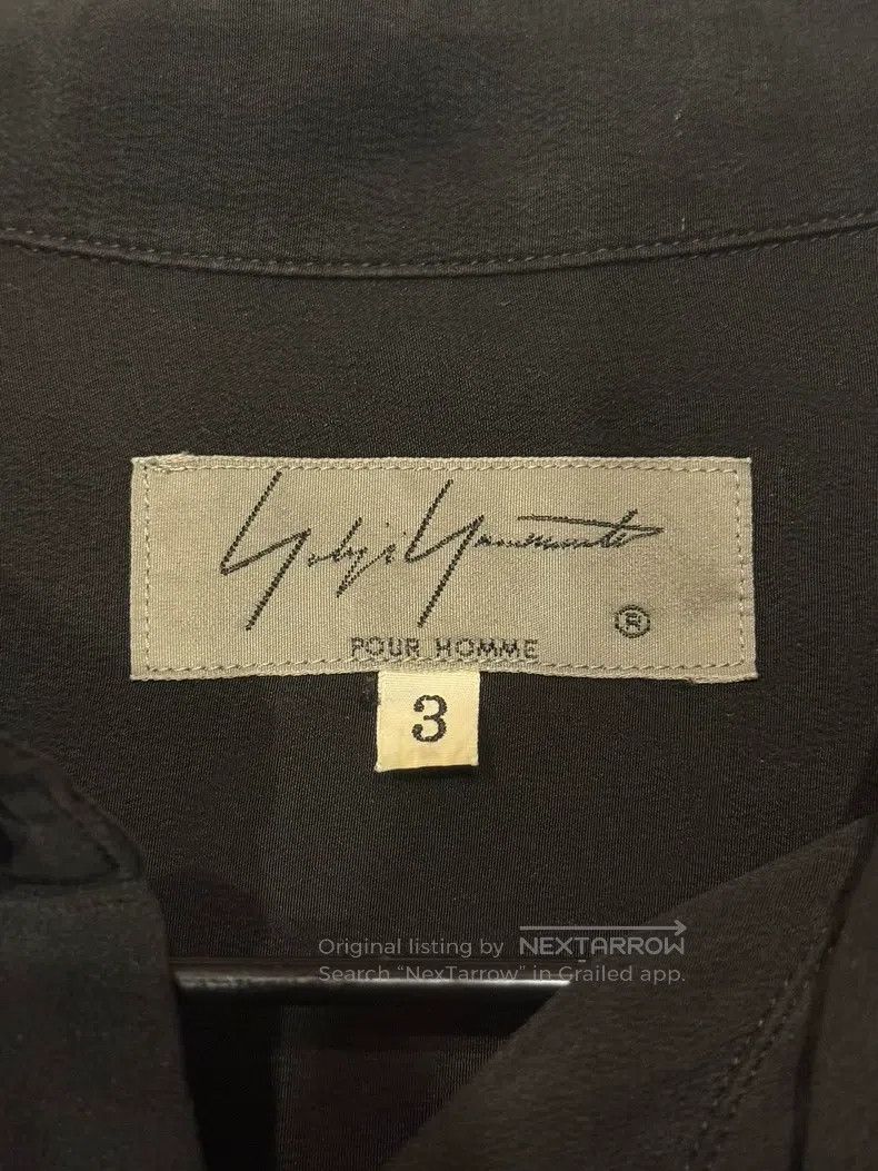 Yohji Yamamoto Yohji Yamamoto 2020SS Show Hand in Hand Silk Shirt Size US L / EU 52-54 / 3 - 4 Thumbnail
