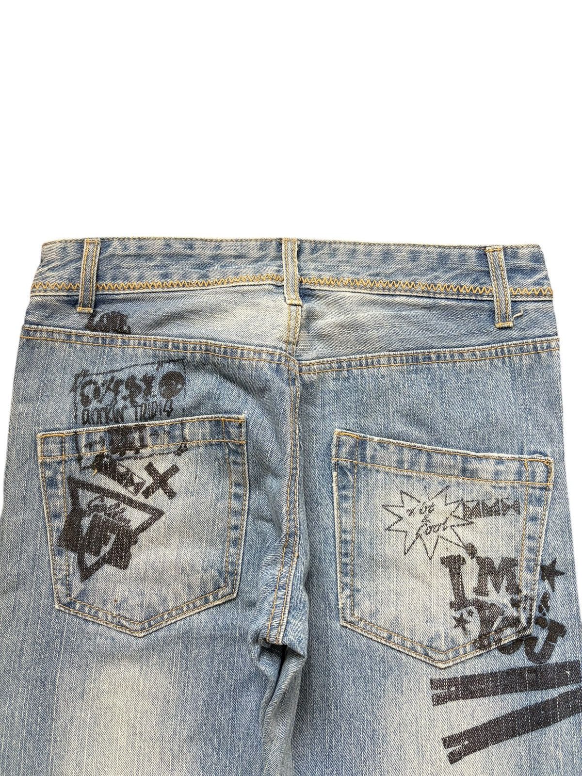 Dsquared2 Vintage Japanese Brand Rock N Roll Distressed Jeans Size 29" - 4 Thumbnail