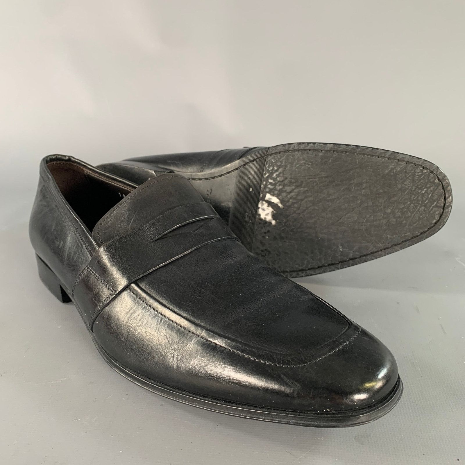 To Boot New York TO BOOT NY Size 9 Black Leather Loafer Loafers Size US 9 / EU 42 - 5 Thumbnail