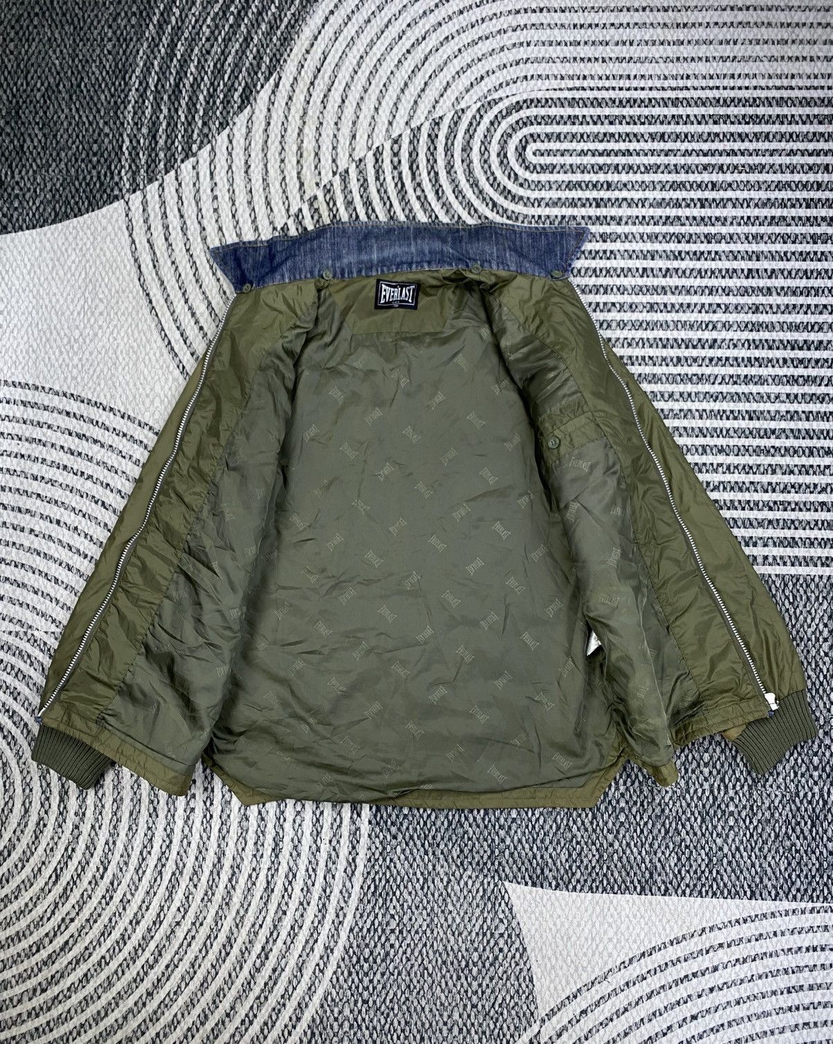 Everlast Vintage Everlast Puffer Quilted Green Zip-Up Jacket Size US M / EU 48-50 / 2 - 5 Thumbnail