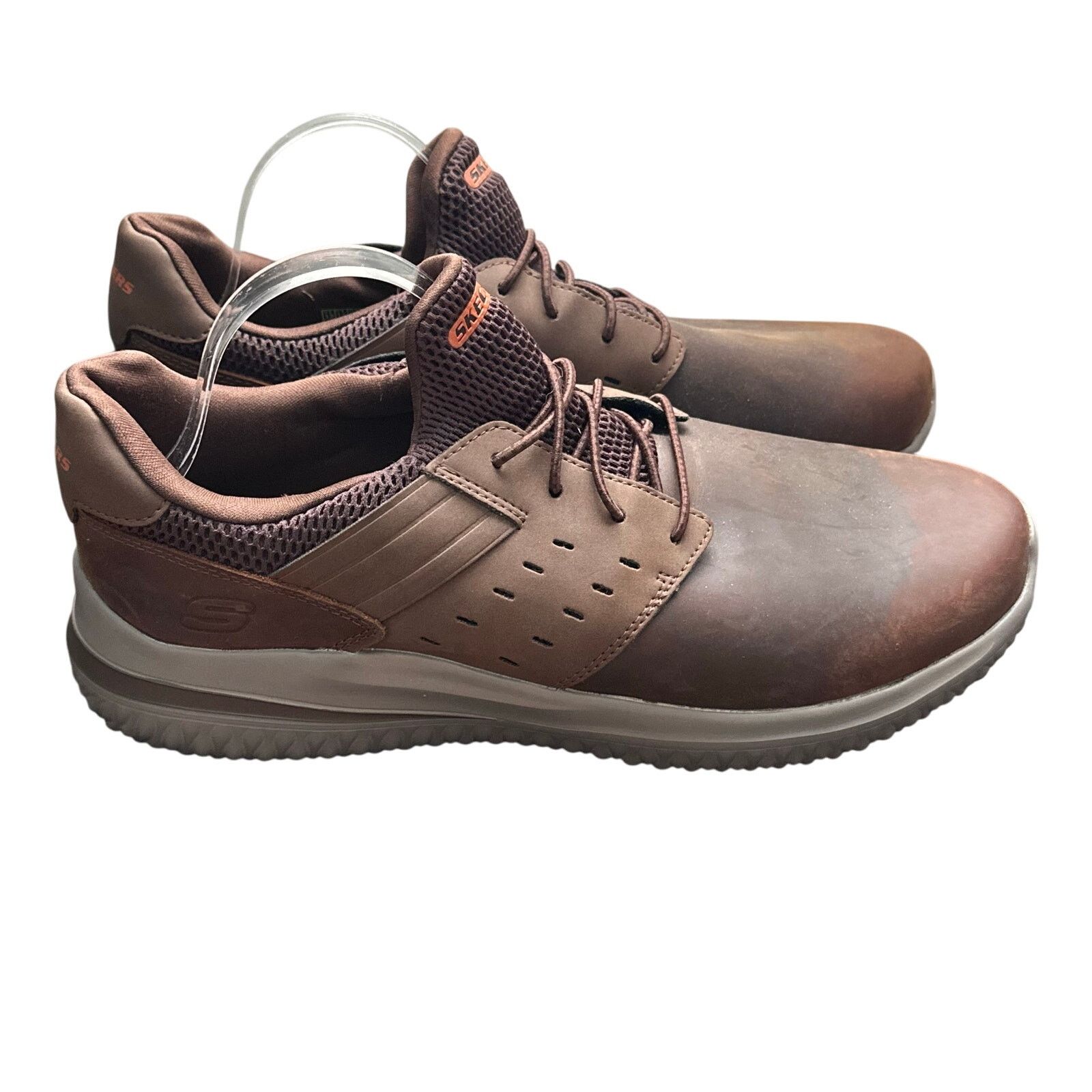 SKECHERS Skechers Men's Delson 3.0 Ezra Leather Slip-On Size 13 Wide Size US 13 / EU 46 - 1 Thumbnail