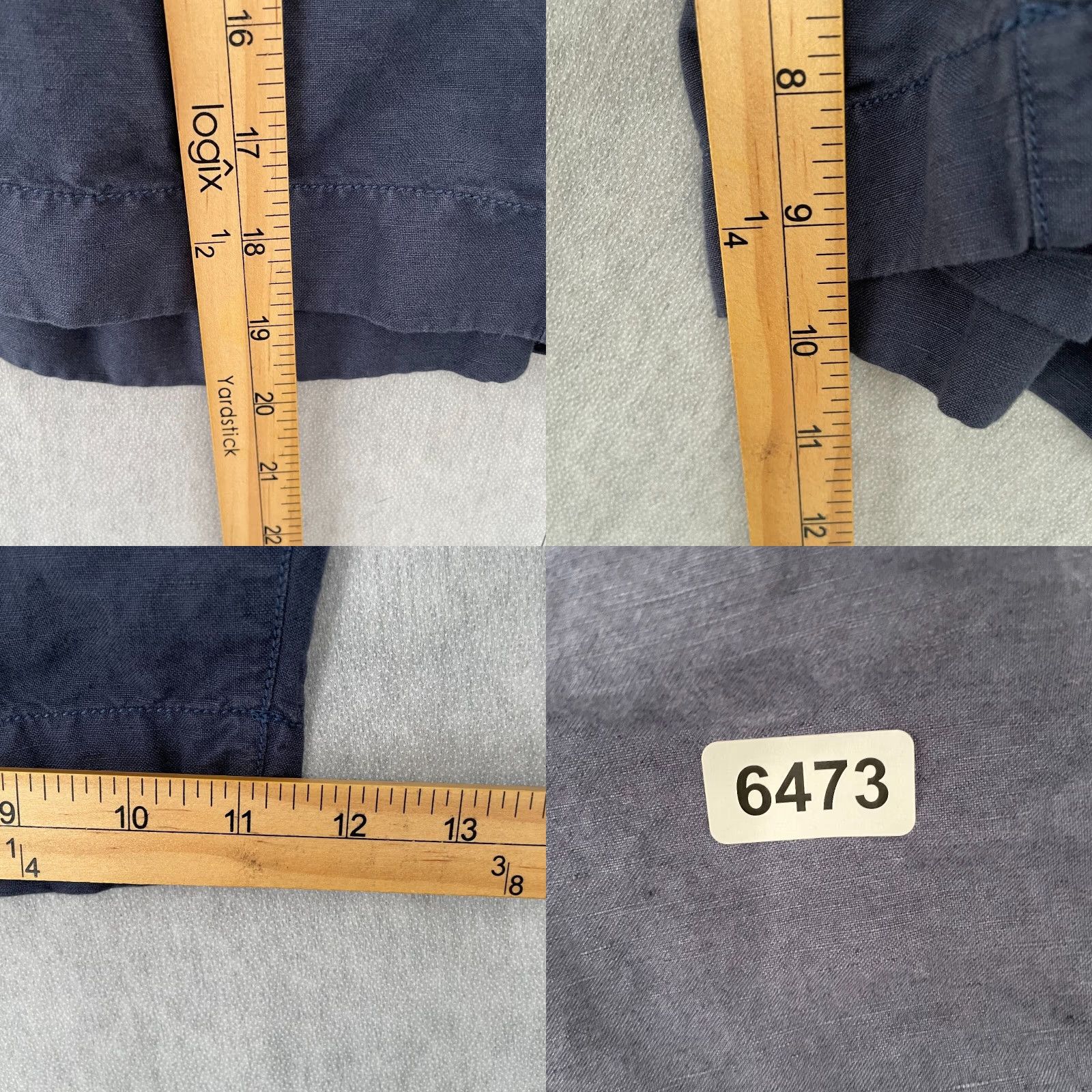 Faherty VINTAGE Faherty Shorts Men 38 Blue Linen Cotton Chino Casual Travel Beach Outdoor Size US 38 / EU 54 - 8 Thumbnail