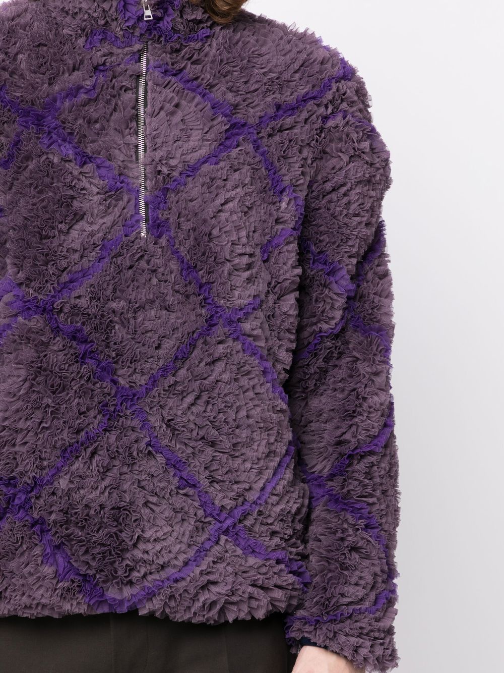 NAMESAKE o1mle0225 Grove Future Fleece Pullover Purple & Blue Size US L / EU 52-54 / 3 - 2 Thumbnail