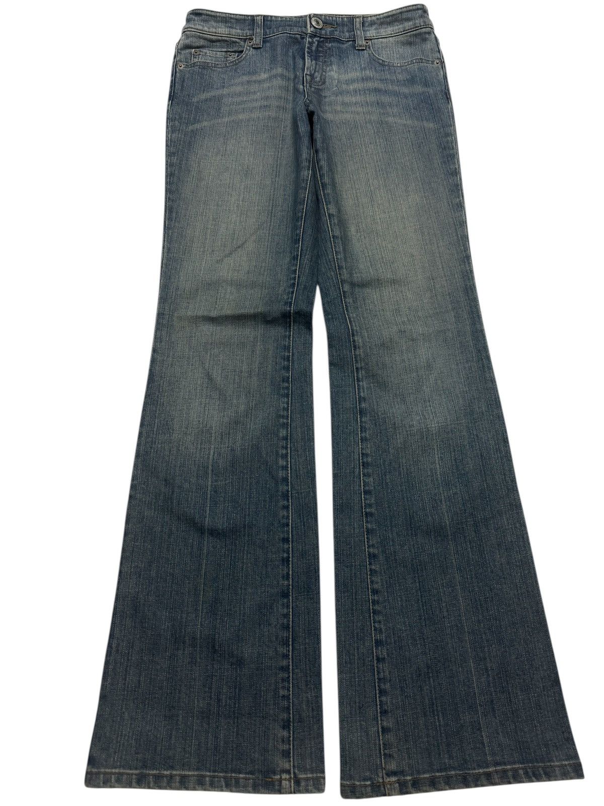 Japanese Brand 💥BOOTCUT💥JAPANESE TOPVALU RUSTY MUDWASH FLARED JEANS Size US 28 / EU 44 - 1 Thumbnail