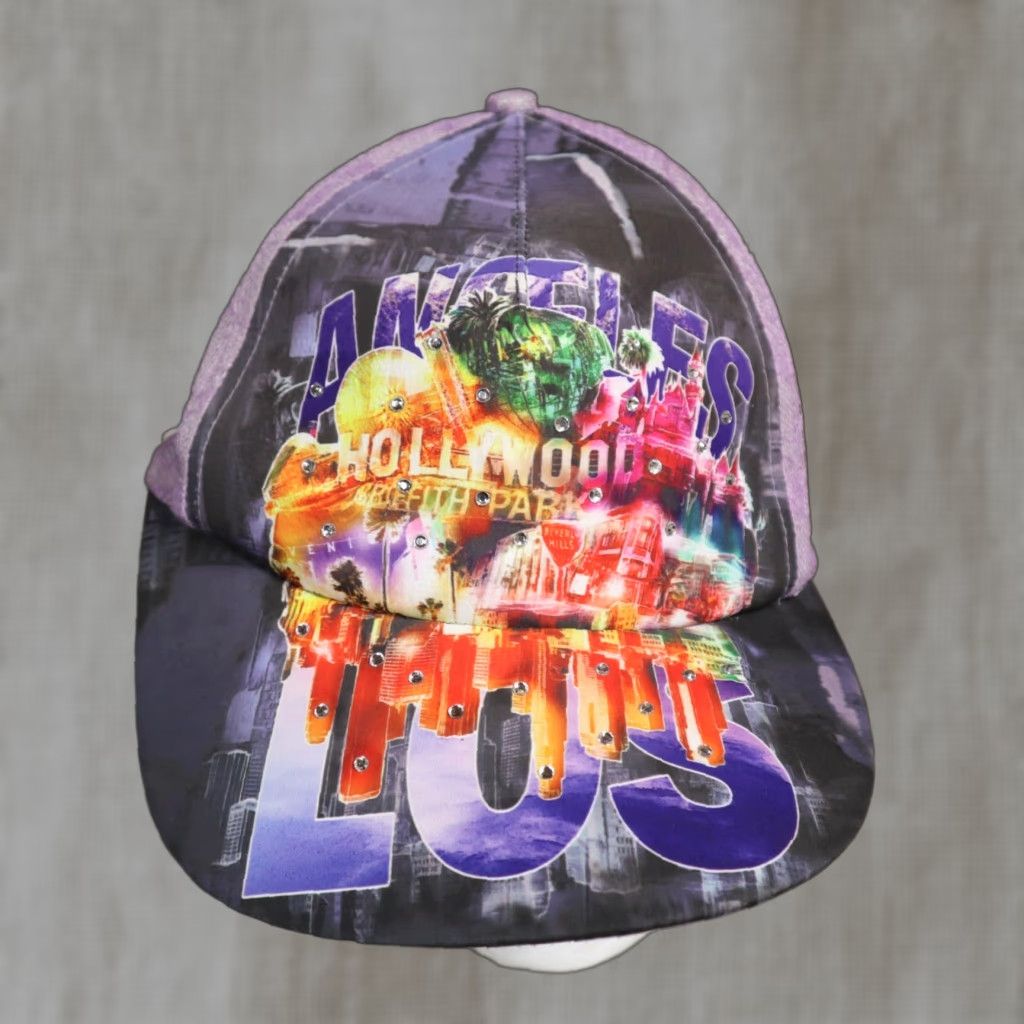 Vintage VINTAGE LA Los Angeles Cali Hollywood Cap Hat Baseball Adjustable Lacey Size ONE SIZE - 1 Thumbnail