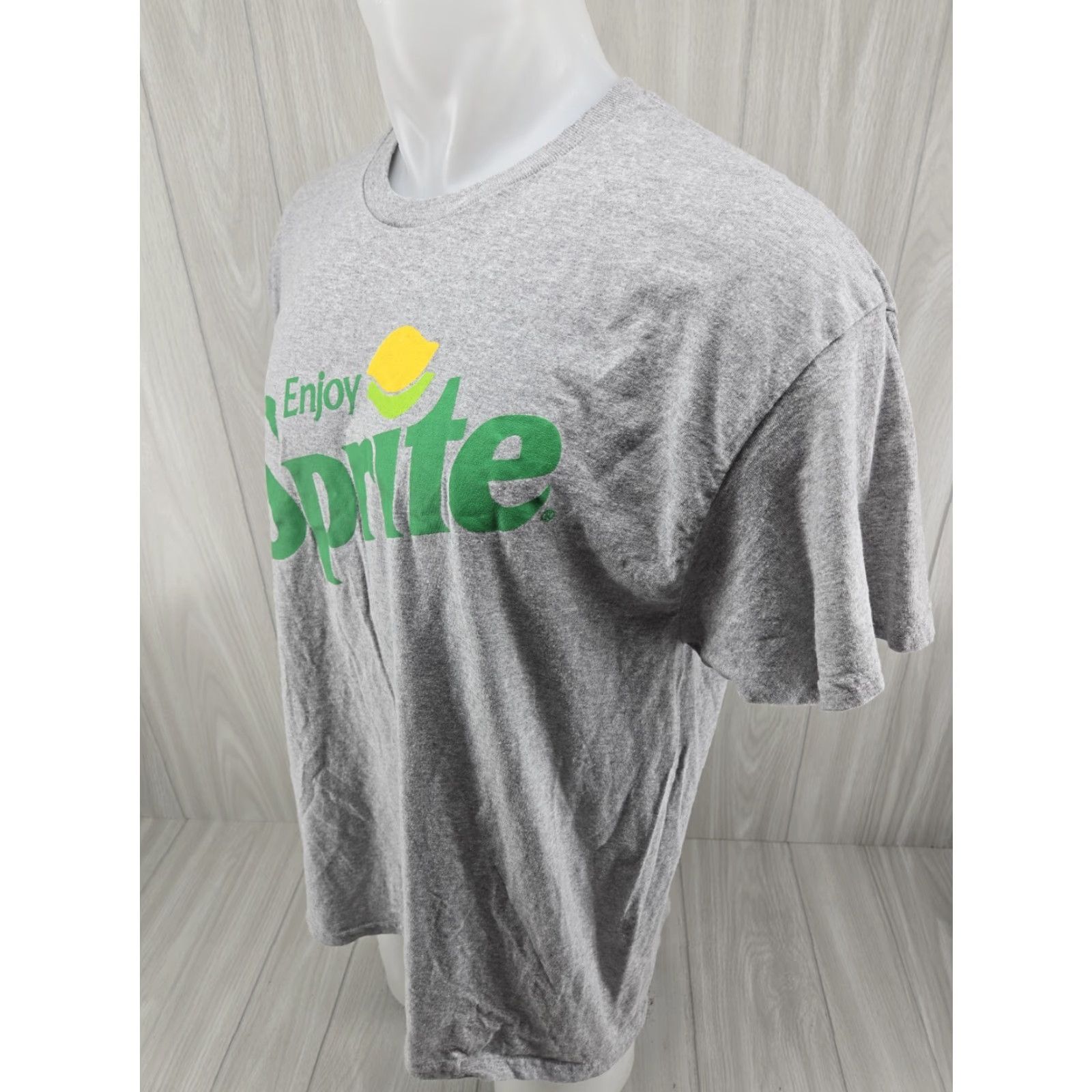 Vintage Coca-Cola Sprite Logo Men's Graphic T-shirt XL Gray Size US XL / EU 56 / 4 - 5 Thumbnail