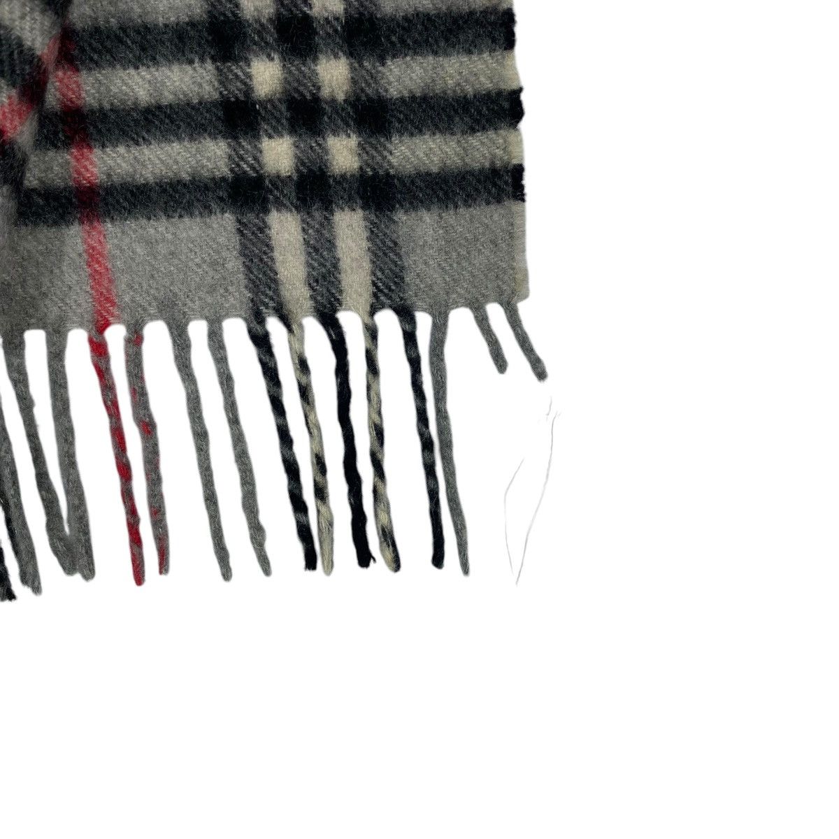 Burberry × Vintage Vintage Burberrys Nova Checked Cashmere Scarf Muffler Size ONE SIZE - 6 Thumbnail