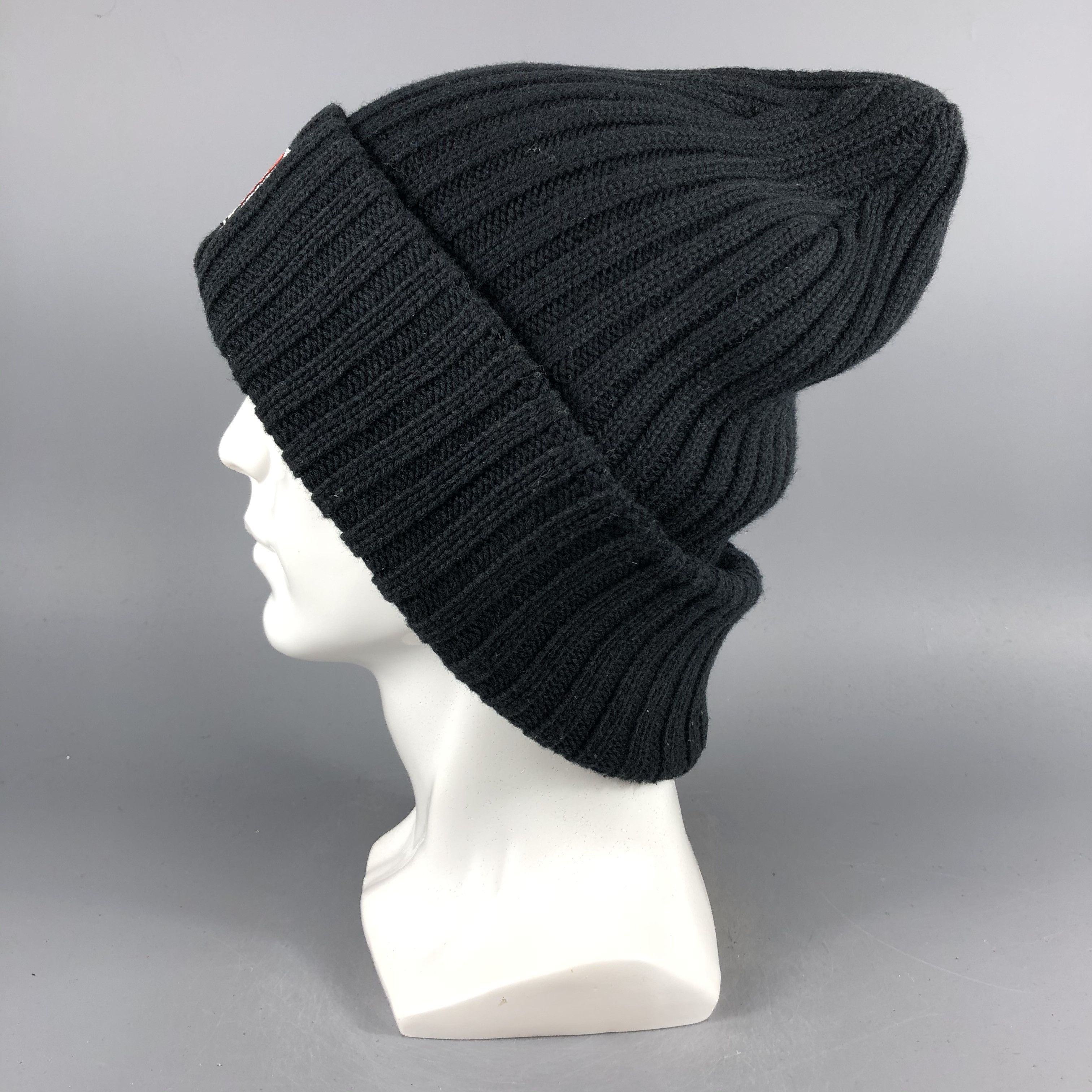 Ben Davis × Vintage Ben Davis Ribbed Black Beanie Snow Hat Snow Cap -D951 Size ONE SIZE - 1 Thumbnail