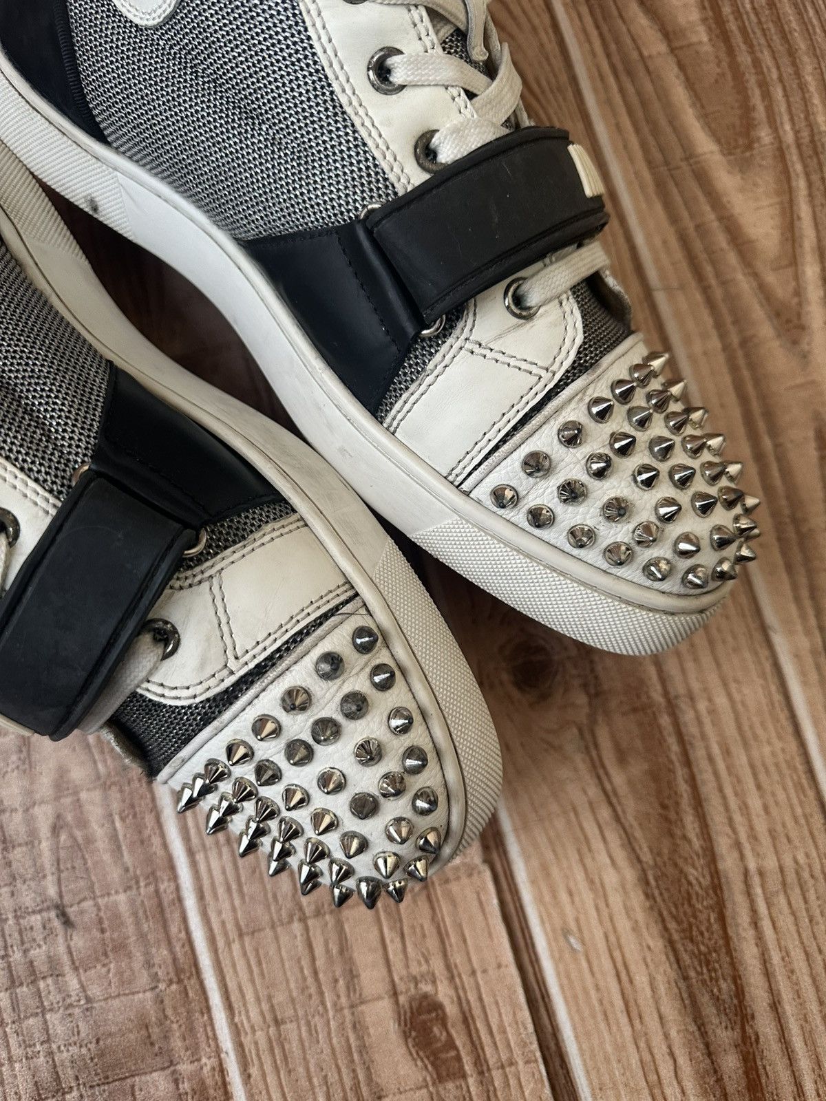 Christian Louboutin Christian Louboutin Louis Orlato Spikes High Top w/Straps Size US 9 / EU 42 - 9 Thumbnail