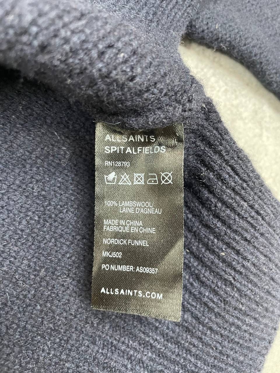 Allsaints Allsaints Men’s Vintage Turtleneck Sweater Navy Size Small Size US S / EU 44-46 / 1 - 5 Thumbnail