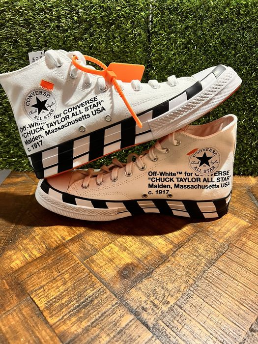 Off white hot sale converse grailed