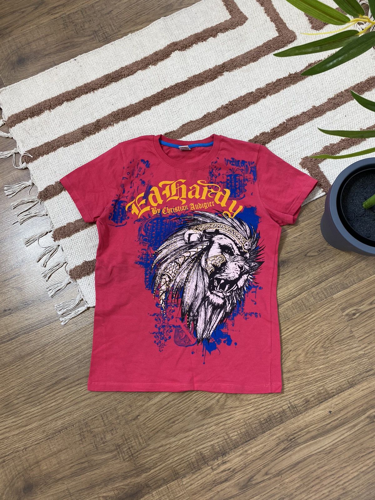 Ed Hardy VINTAGE ED HARDY BY CHRISTIAN AUDIGIER TEE Size S / US 4 / IT 40 - 2 Thumbnail