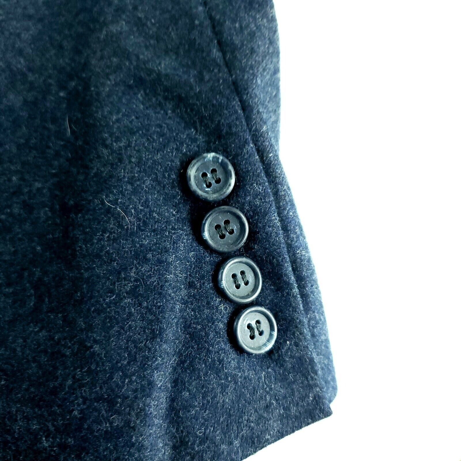 Hickey Freeman Hickey Freeman Boardroom 40R 2 Button Blue Heavy Wool Sport Size 40R - 4 Thumbnail