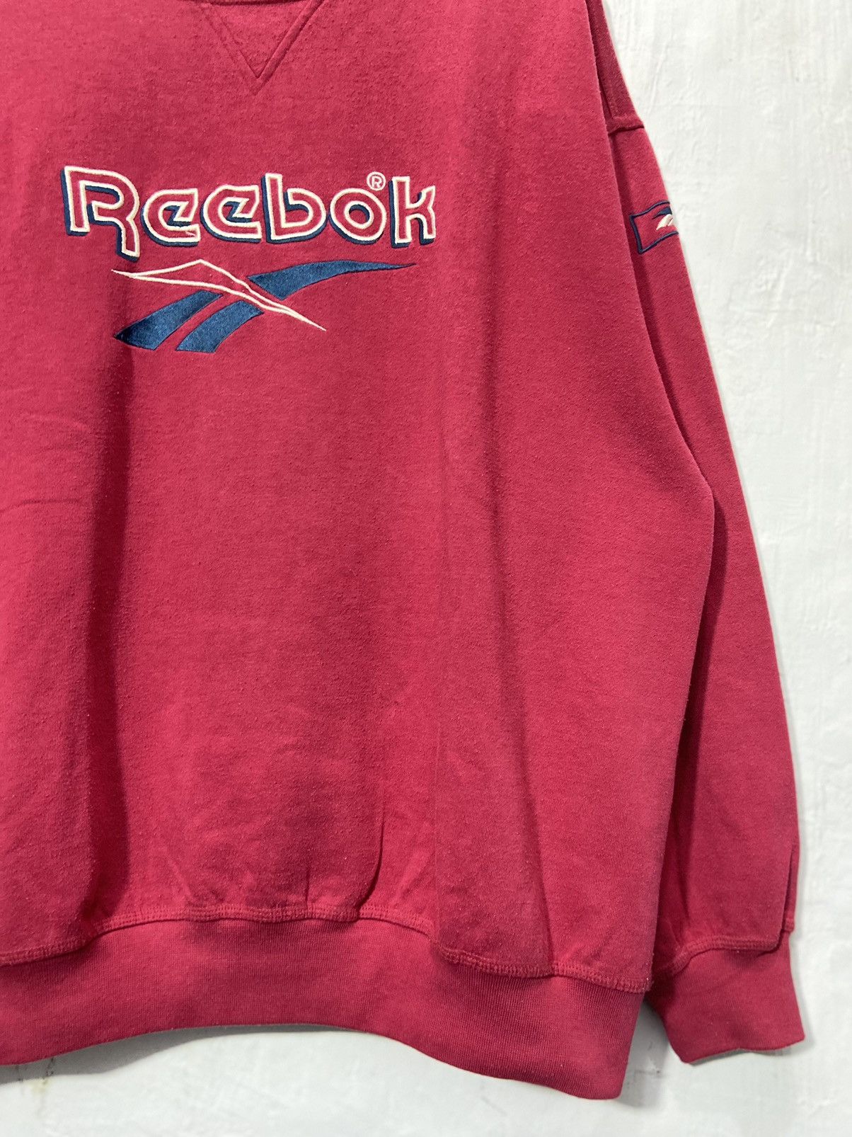 Reebok Vintage Reebok Embroidered Logo SpellOut Sweatshirt Size US XL / EU 56 / 4 - 3 Thumbnail