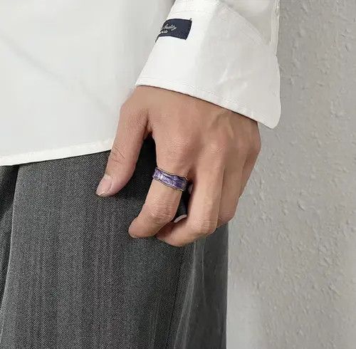 Jewelry × Vintage Vintage liquid texture ring Size ONE SIZE - 3 Thumbnail