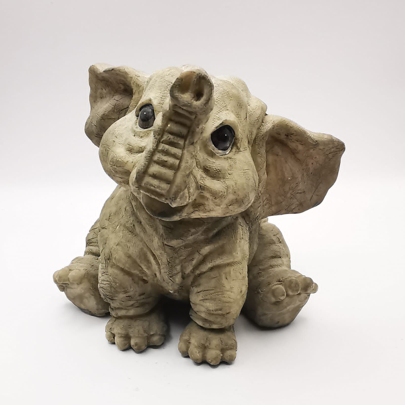 Vintage 80s Vintage Rare Elephant Figurine Fine Handmade 375g Size ONE SIZE - 1 Thumbnail